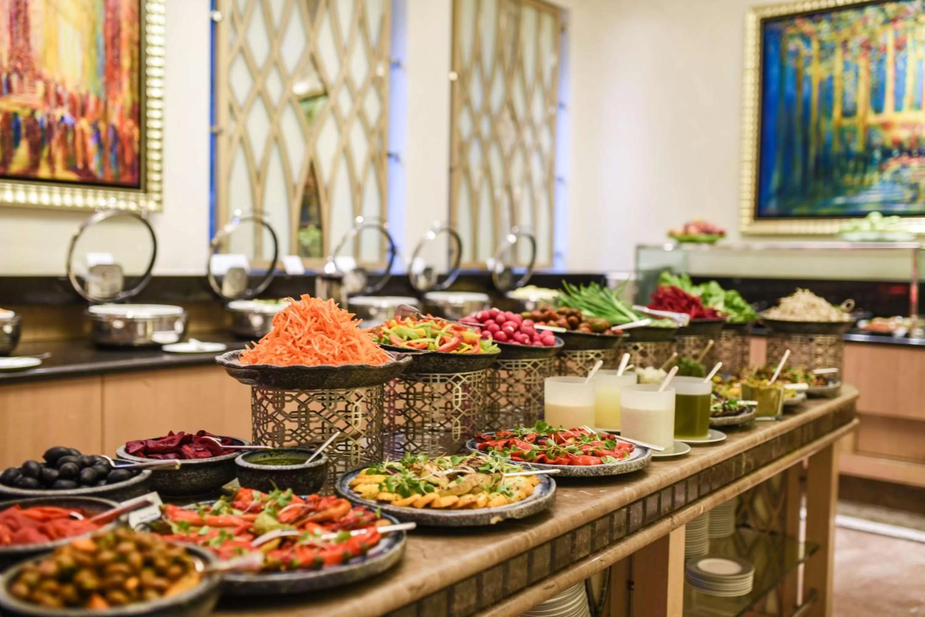 Dining area in Waldorf Astoria Jerusalem