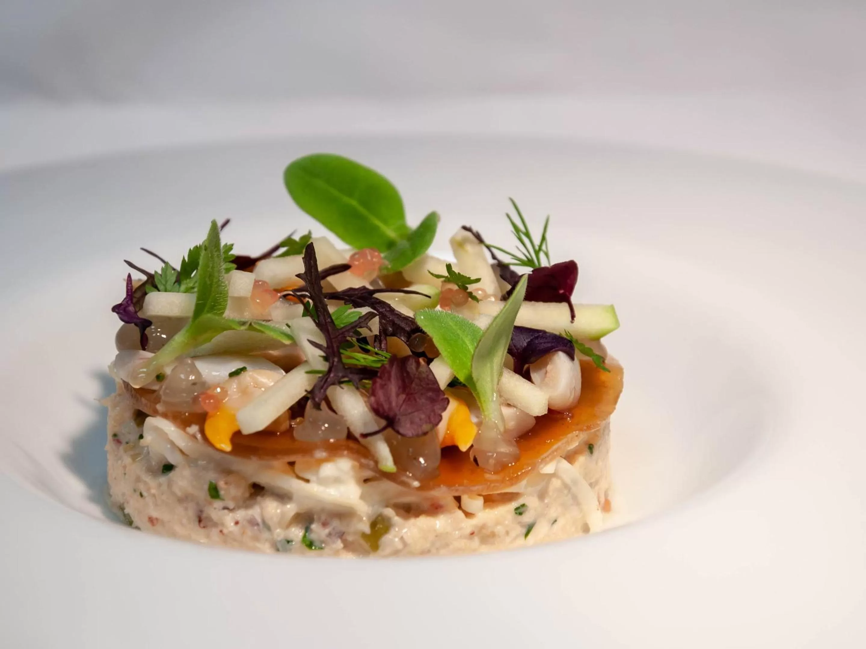 Food close-up in Hotel Restaurant & Spa Verte Vallée