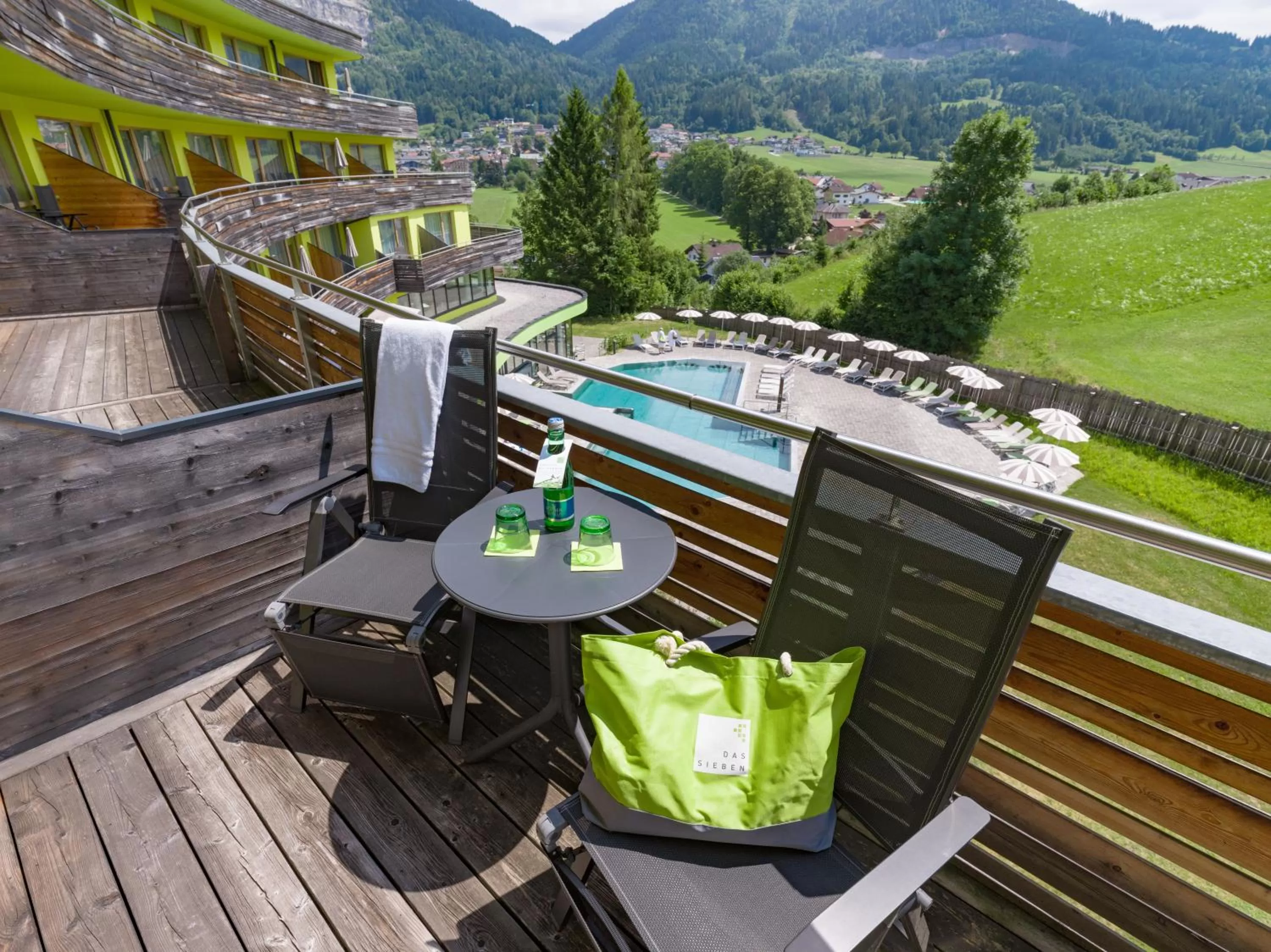 Balcony/Terrace in DAS SIEBEN - Adults Only