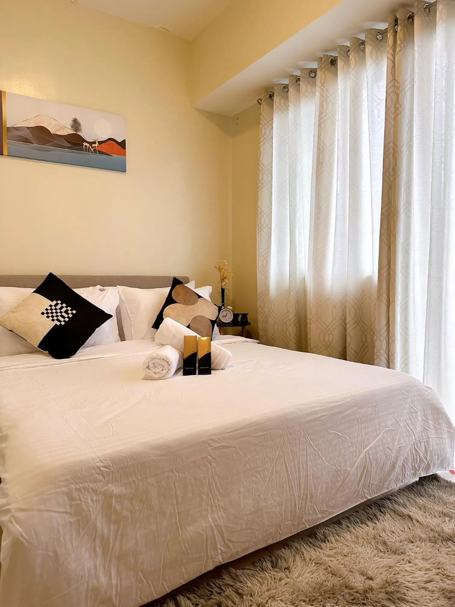 Bed in Luxury Suites at Brenthill Baguio City