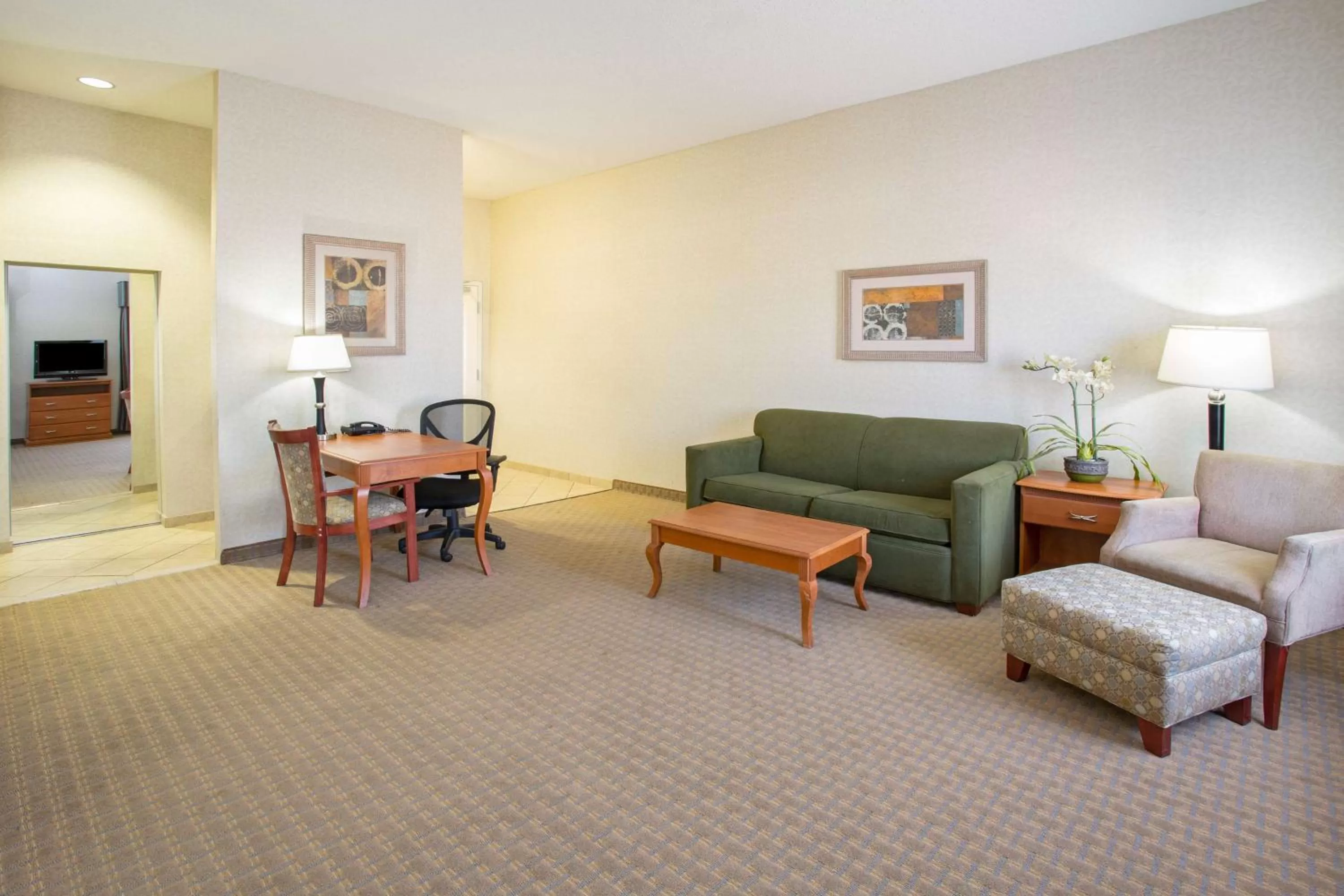 Living room in Hampton Inn Santa Rosa