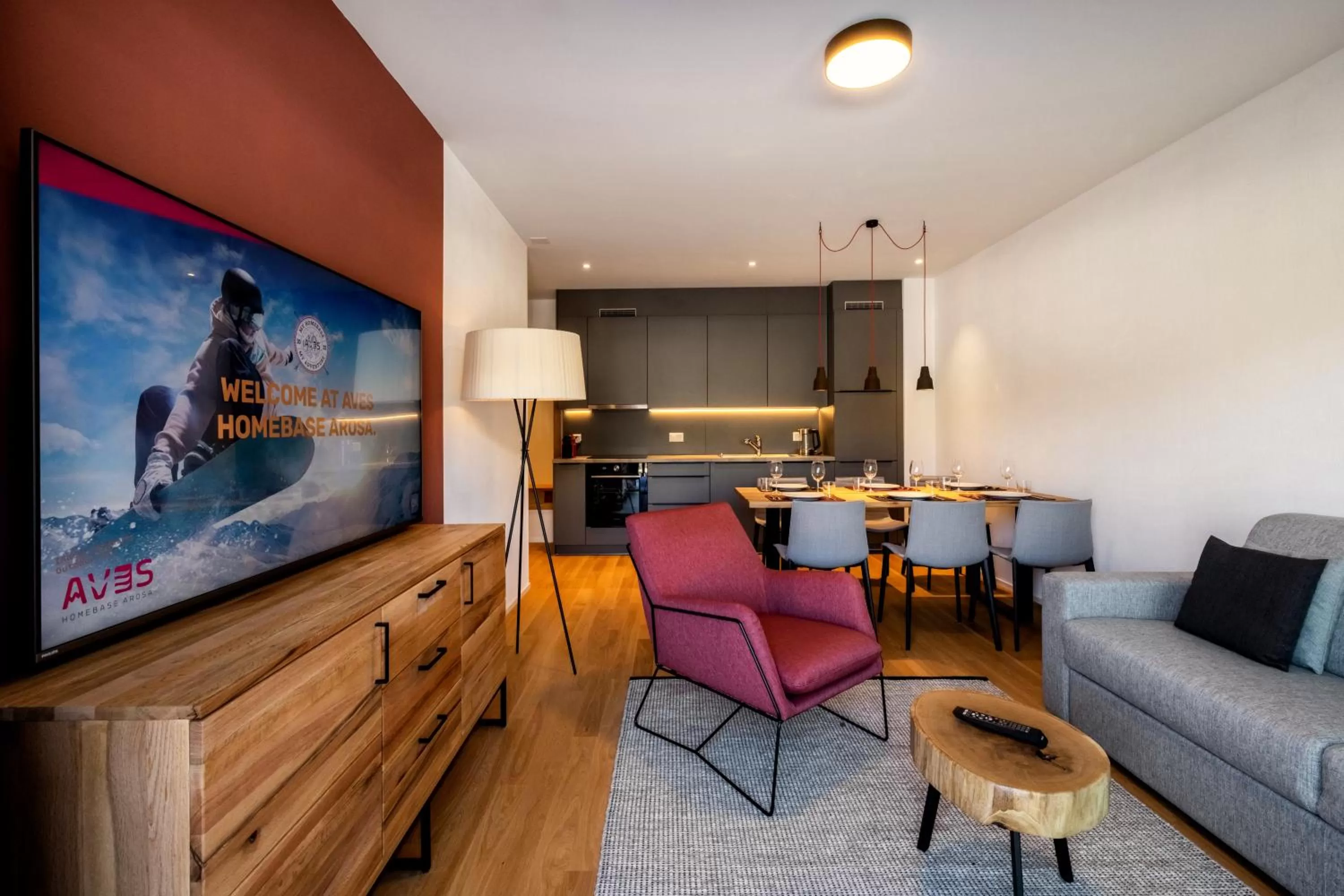 Living room in AVES Hotel&Apartment Arosa