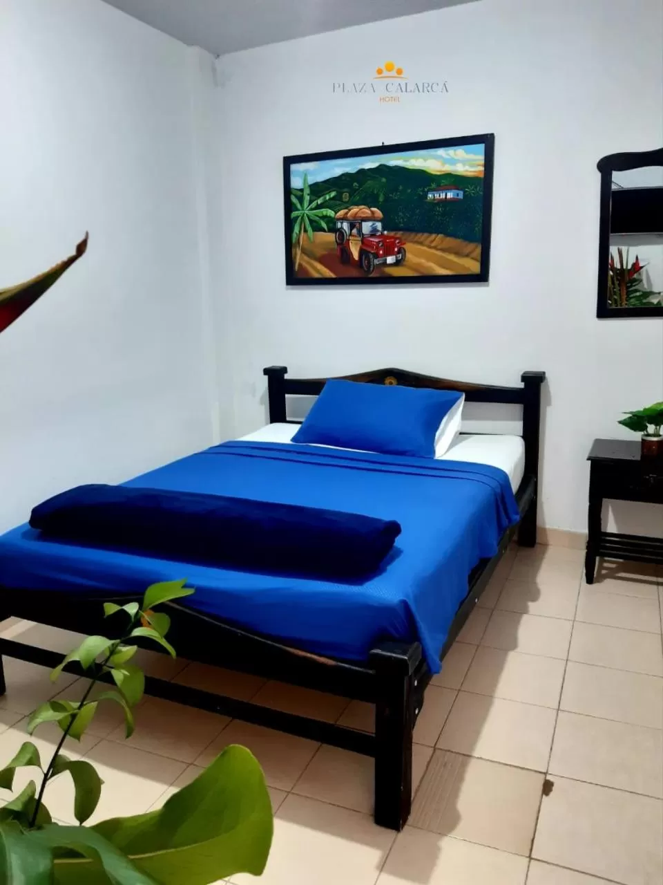 Bed in Hotel Plaza Calarcá