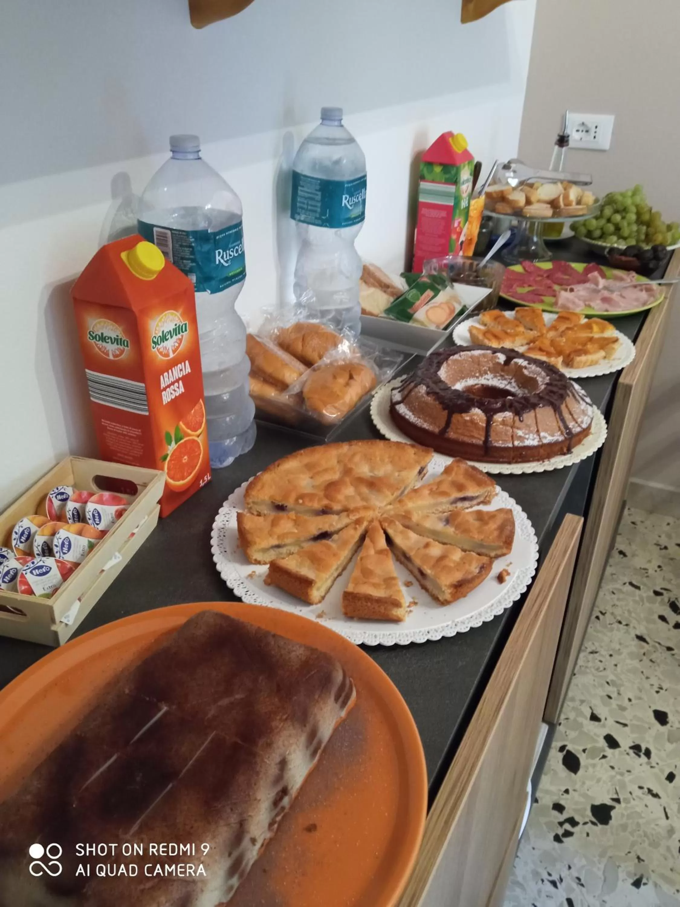 Food and drinks in B&B A Modo Mio