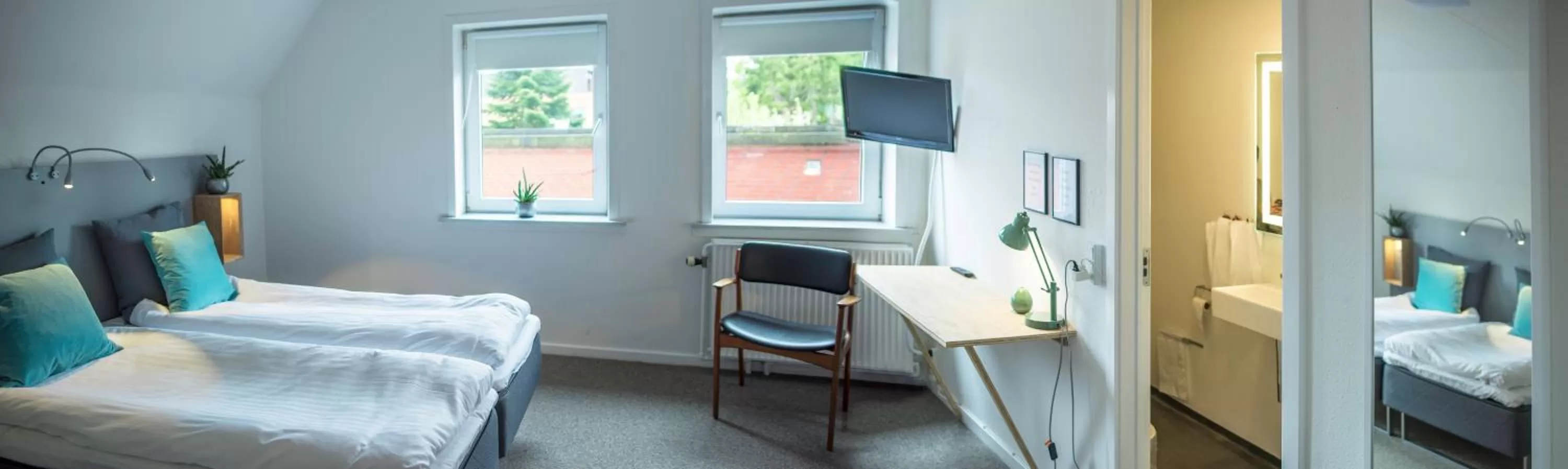 Bed in Refborg Hotel