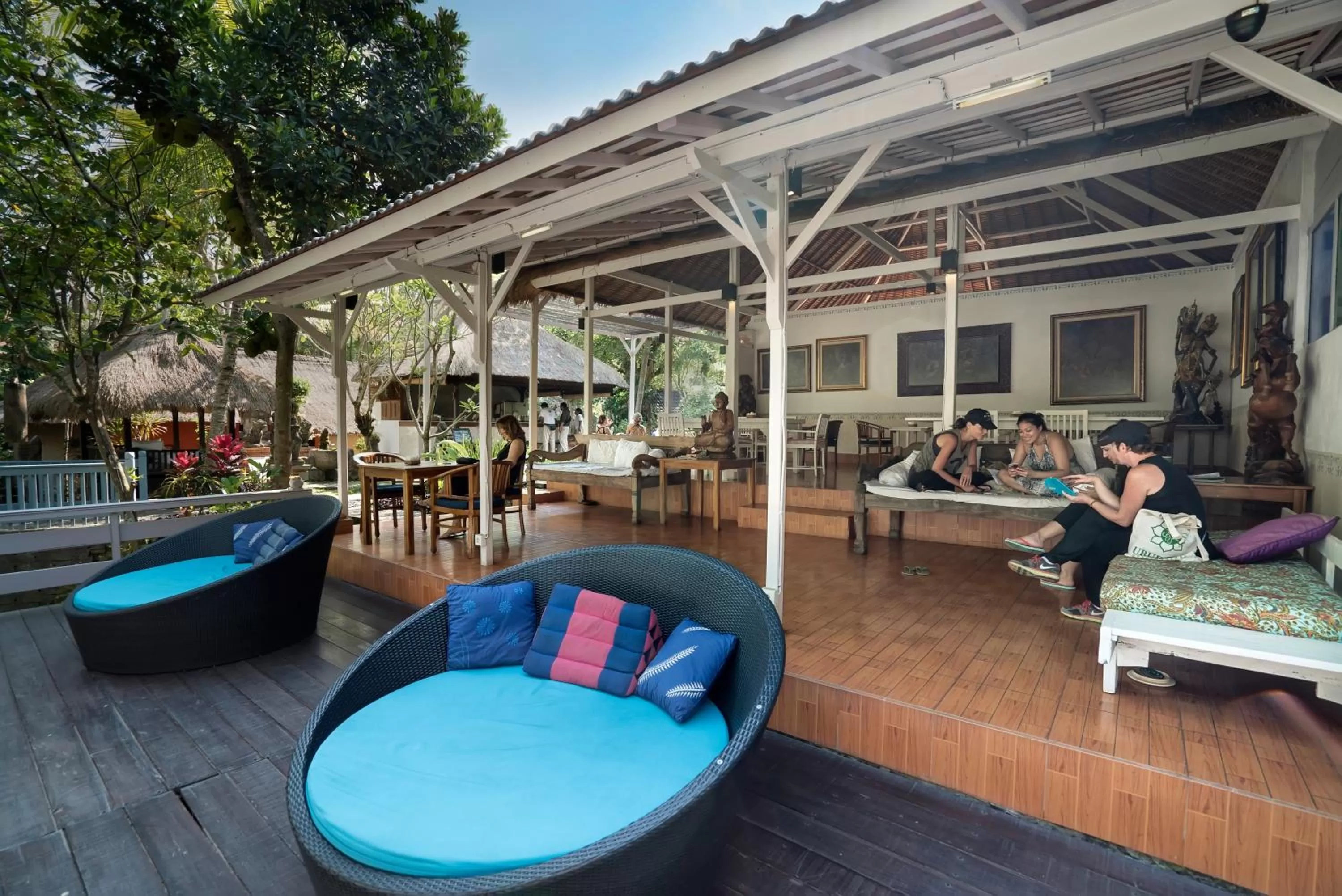 Patio in Ubud Sari Health Resort