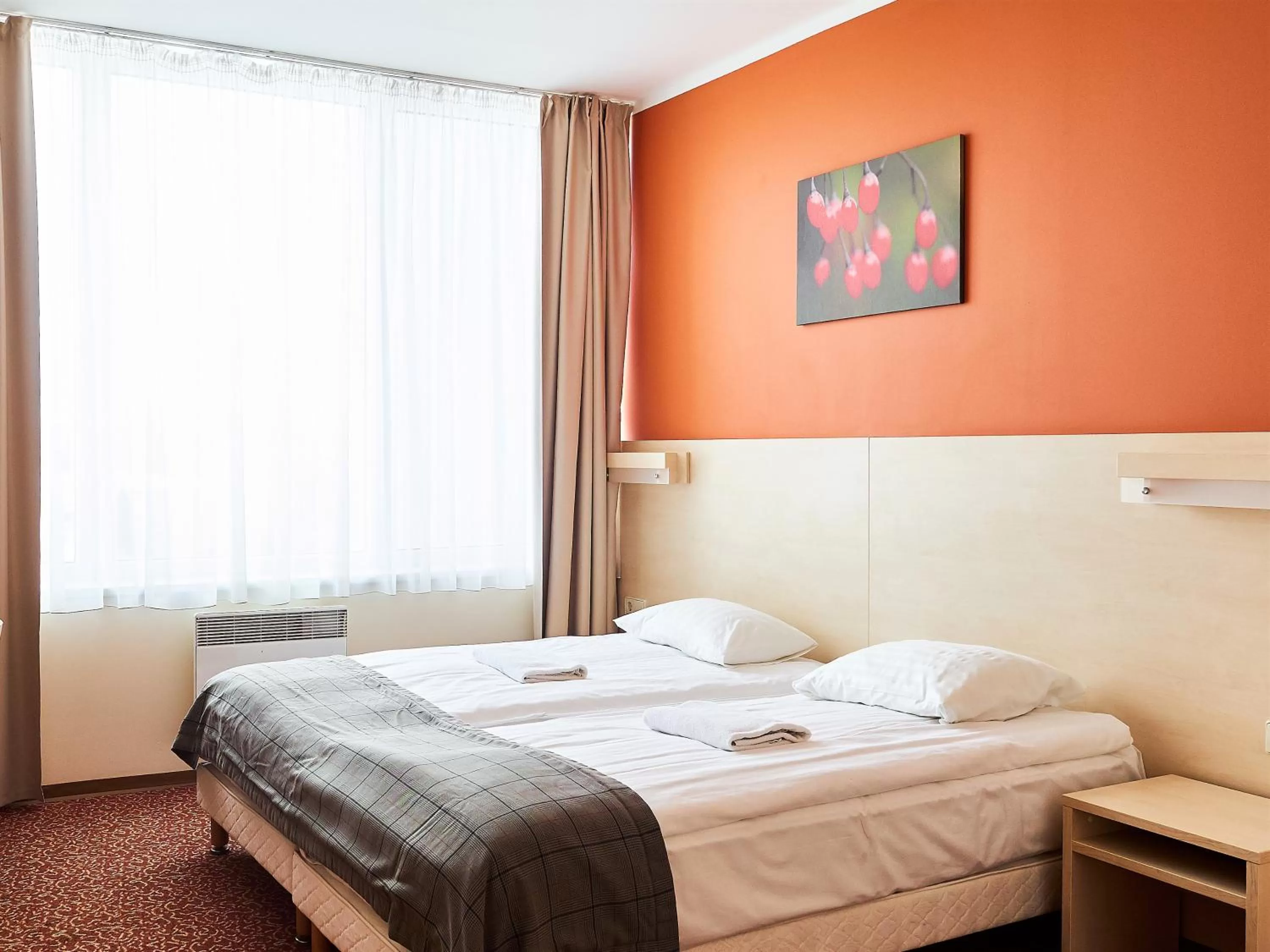 TV and multimedia, Bed in Rija Bauska Hotel