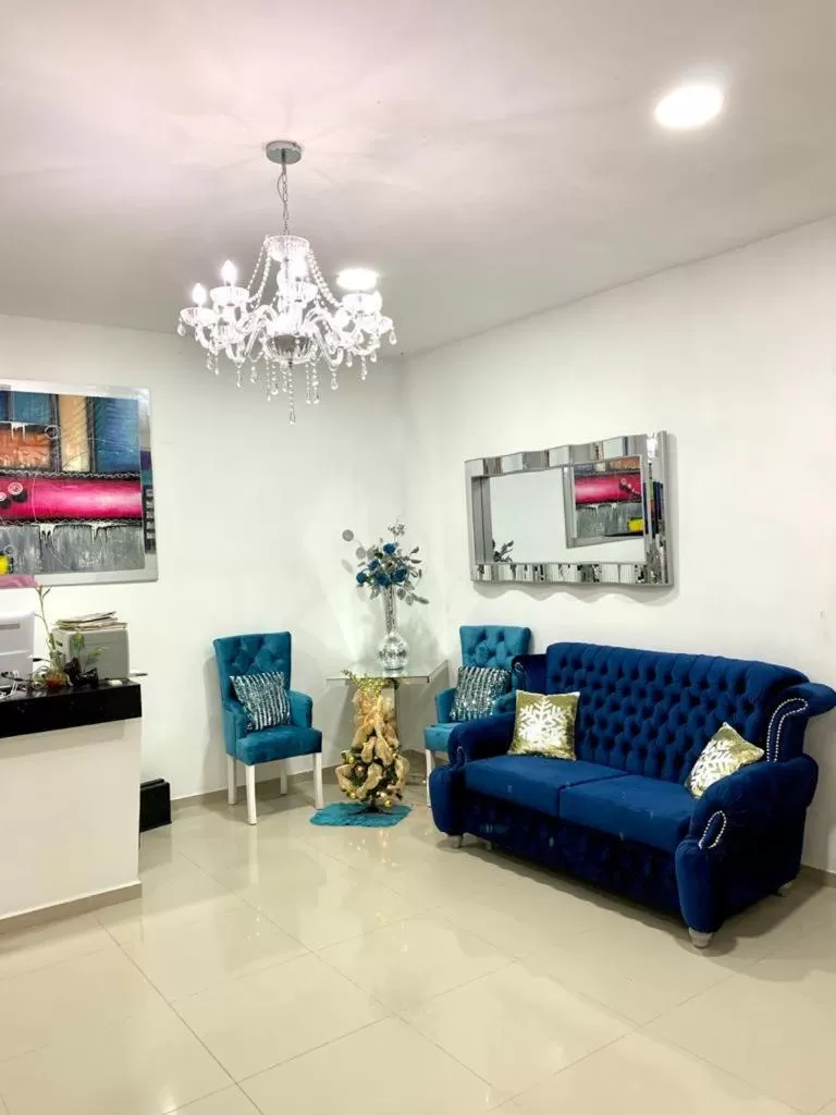 Living room in Hotel Platinum Barranquilla