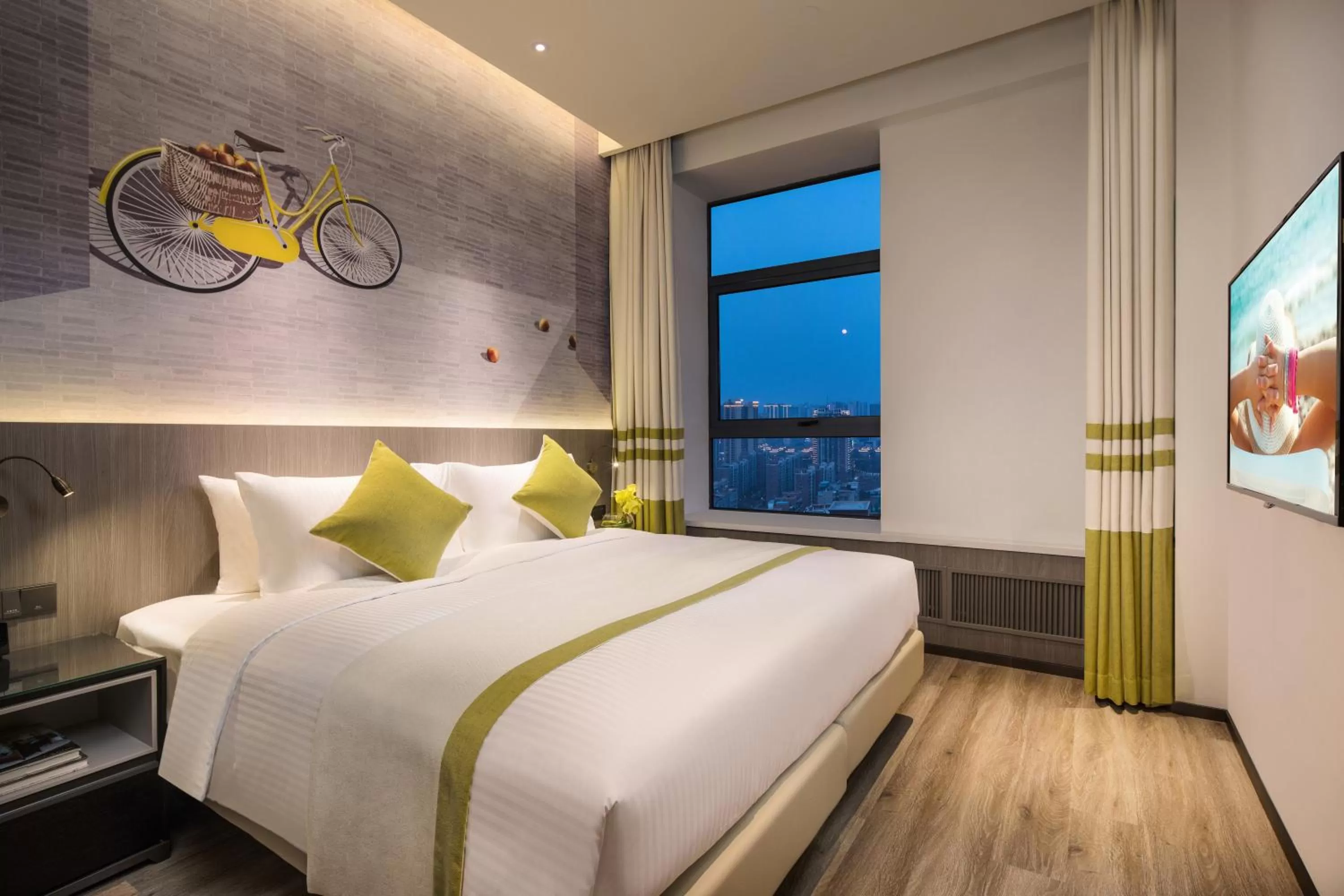 Bedroom, Bed in Citadines Gaoxin Xi'an