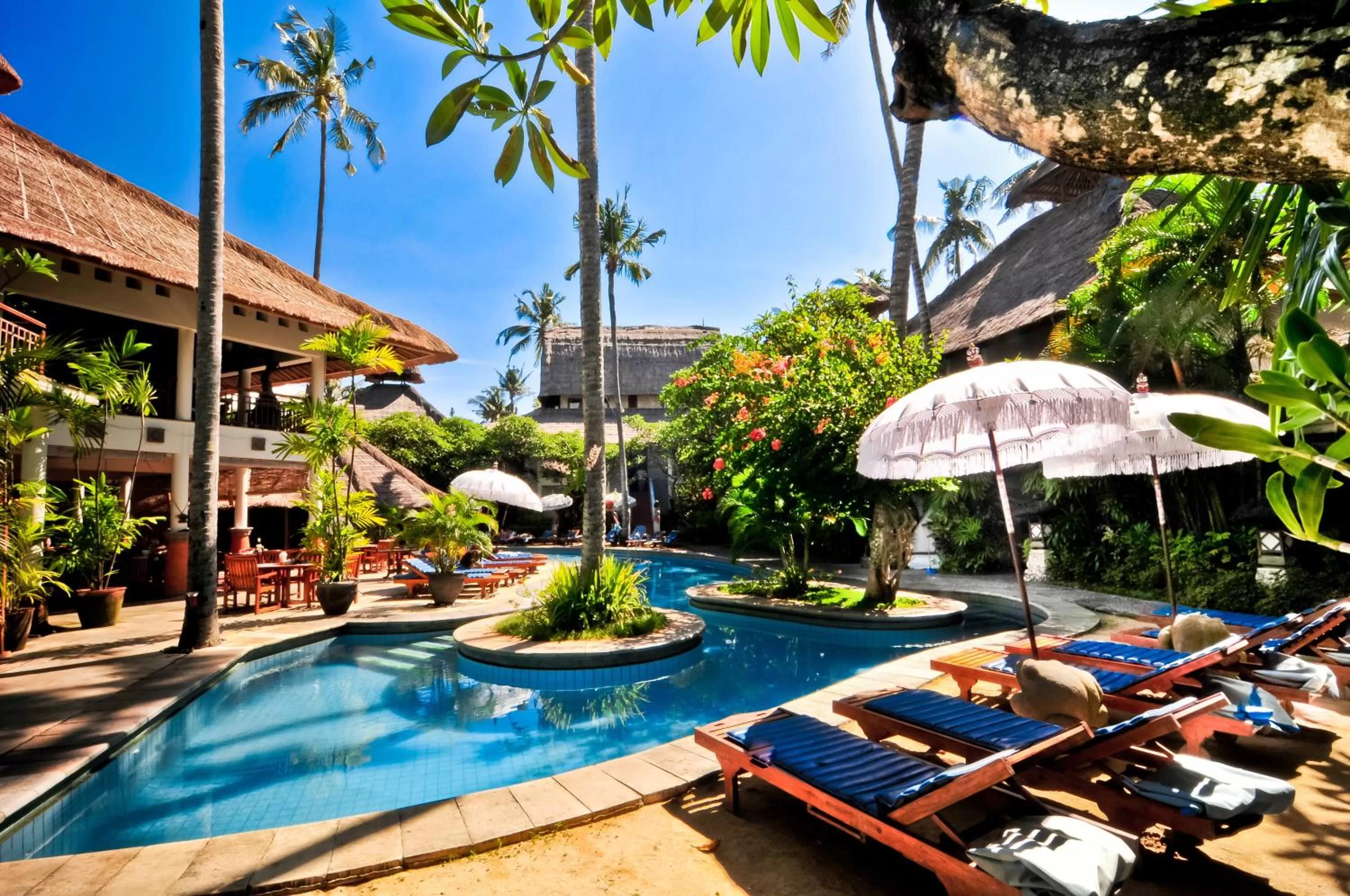 Swimming pool in Sativa Sanur Cottages