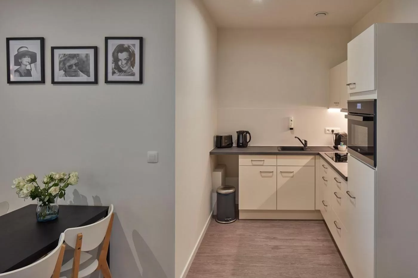 Kitchen or kitchenette in Alpha Hotel and Aparthotel