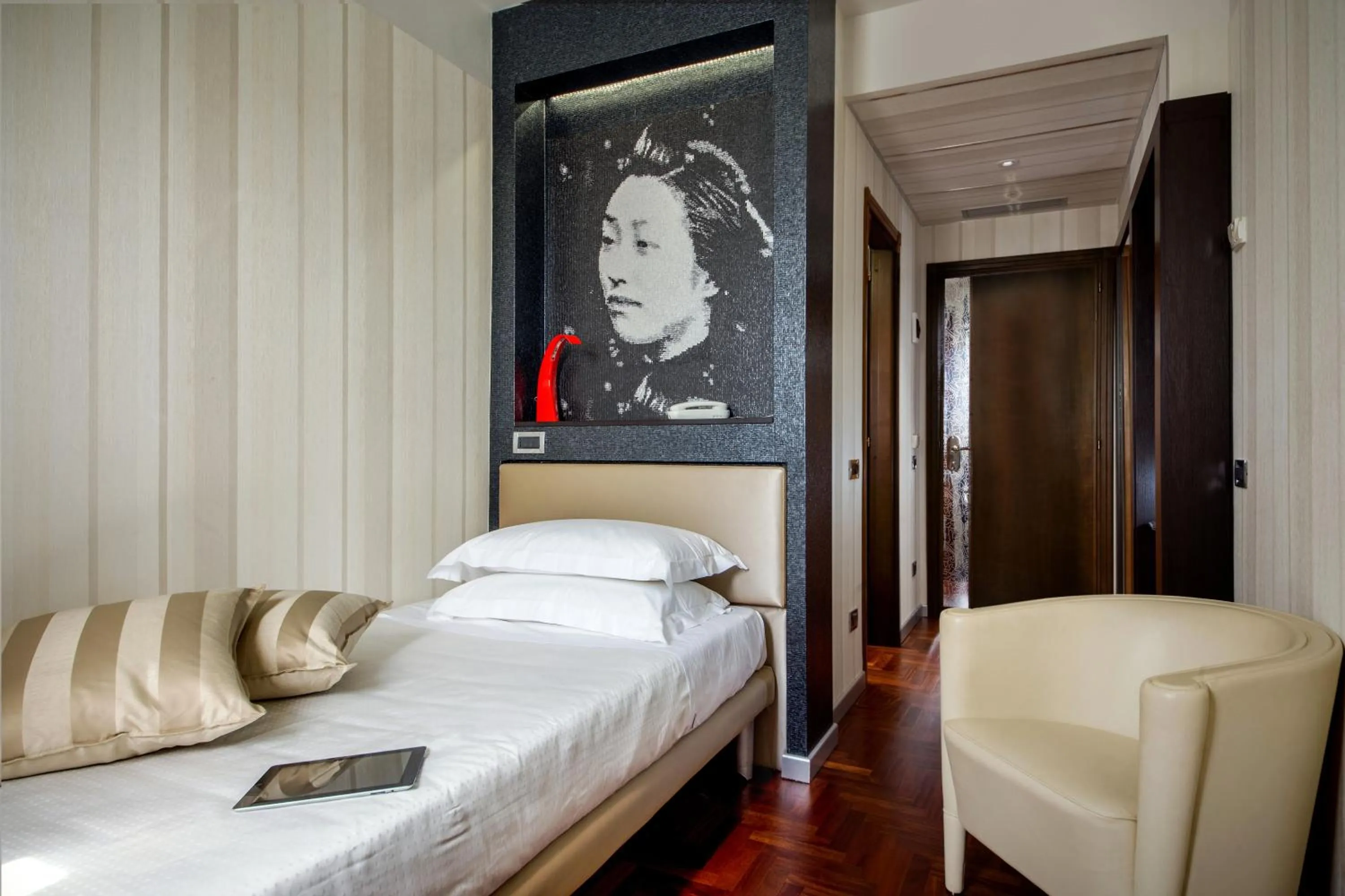 Bed in Enea Hotel Pomezia