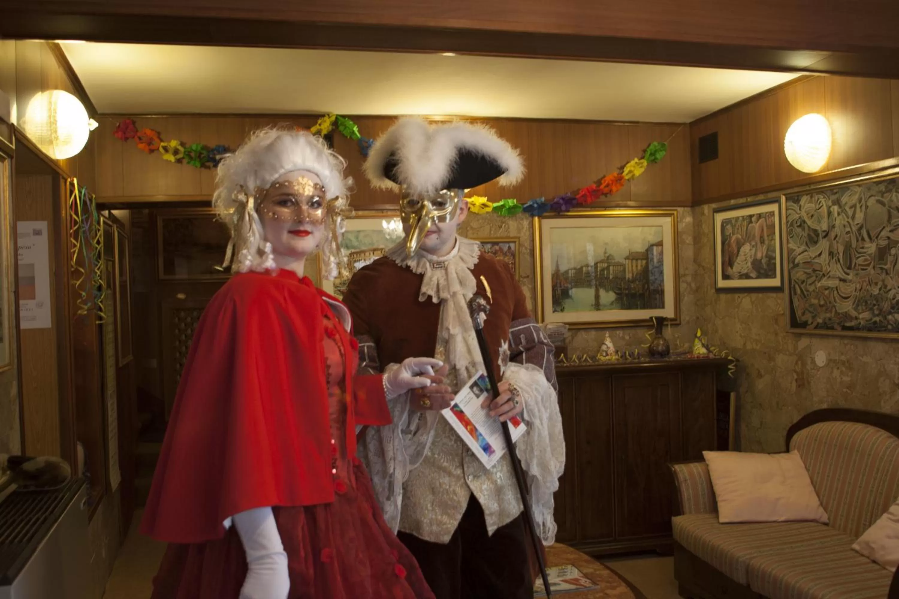 Lobby or reception in Hotel dalla Mora