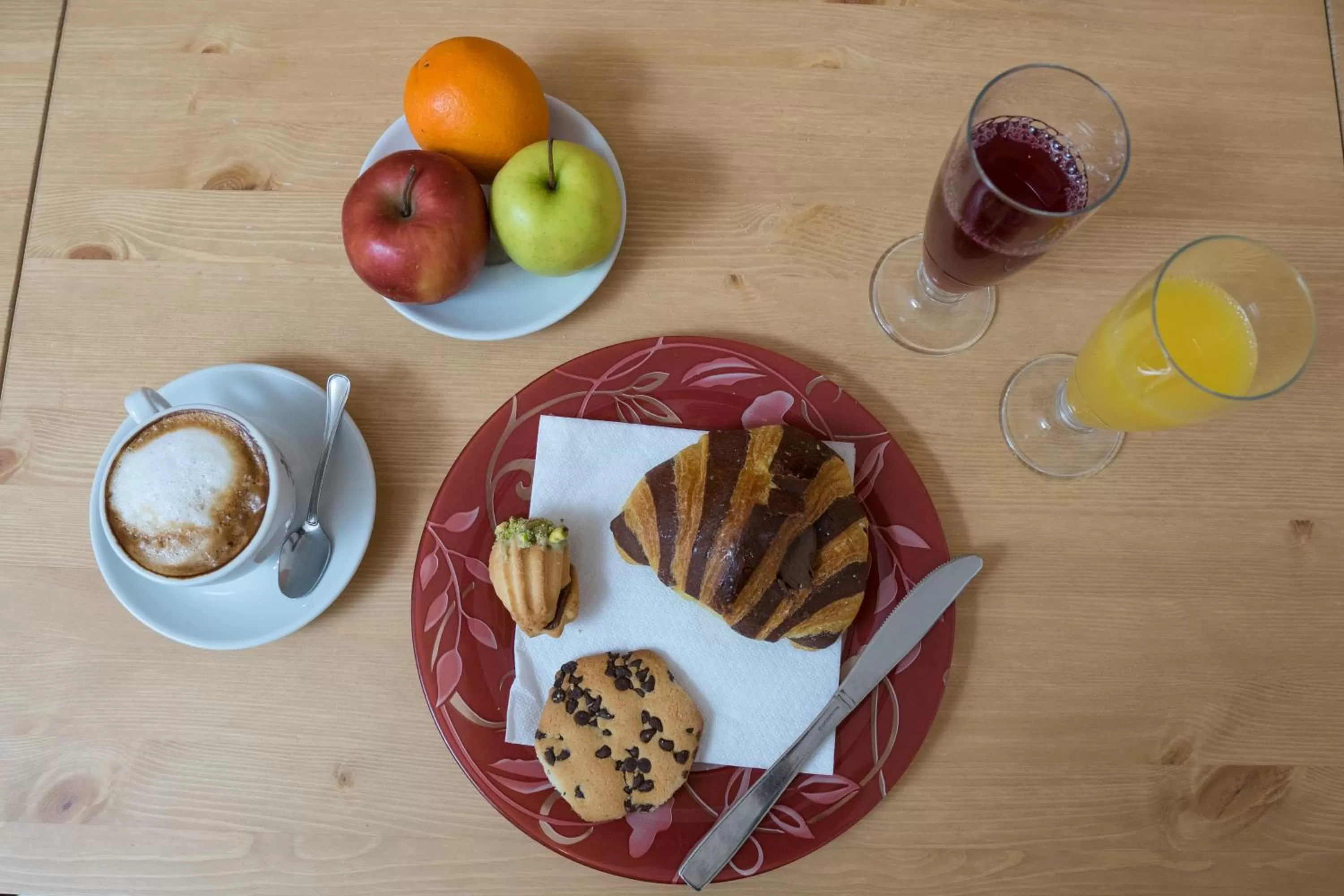 Food and drinks in B&B Kolymbetra