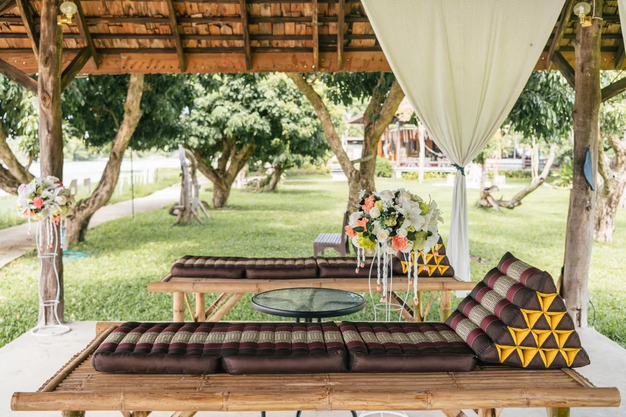 Garden in Doi Inthanon Riverside resort