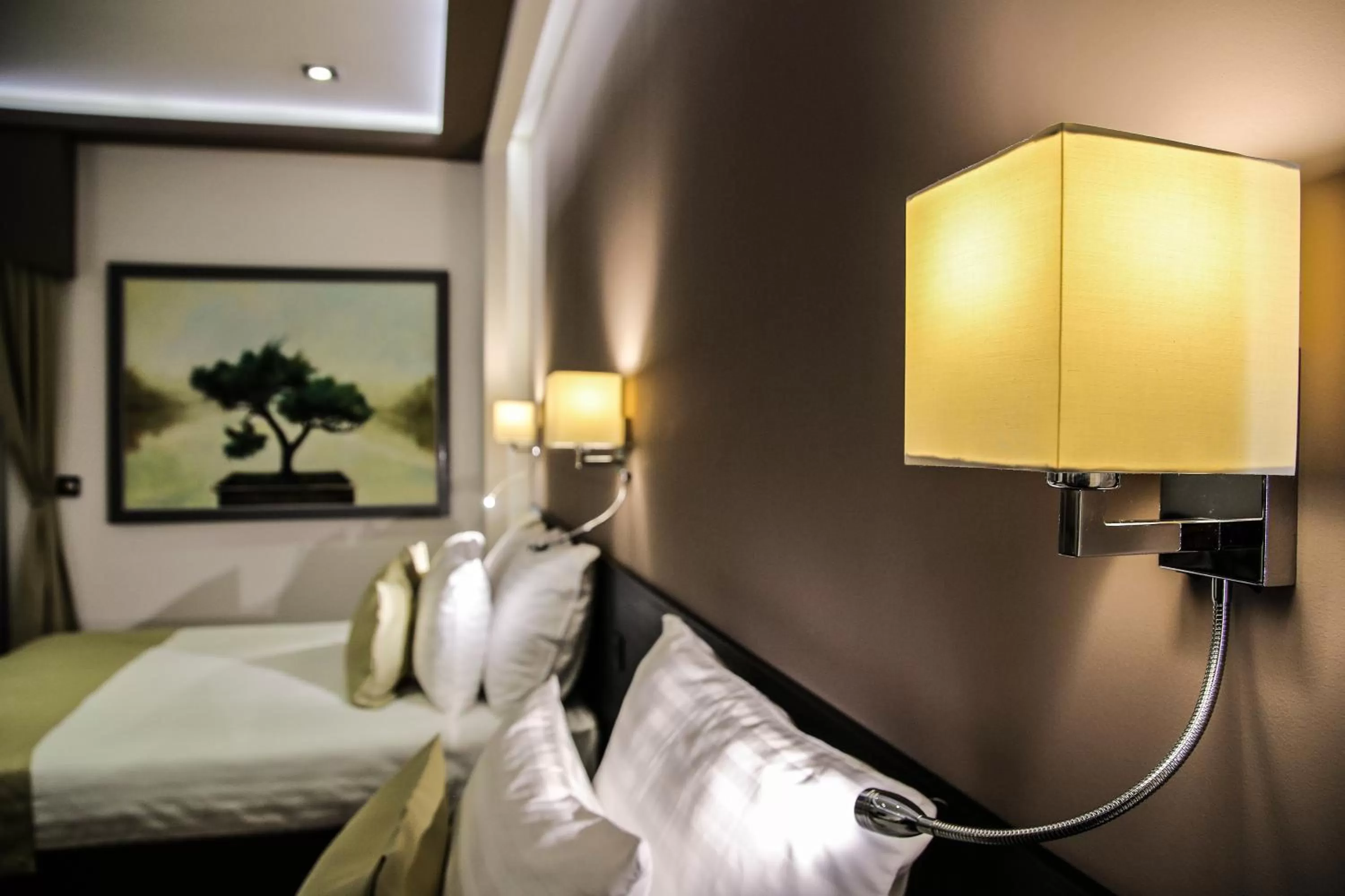 Communal lounge/ TV room, Bed in Garni Hotel Zen free parking