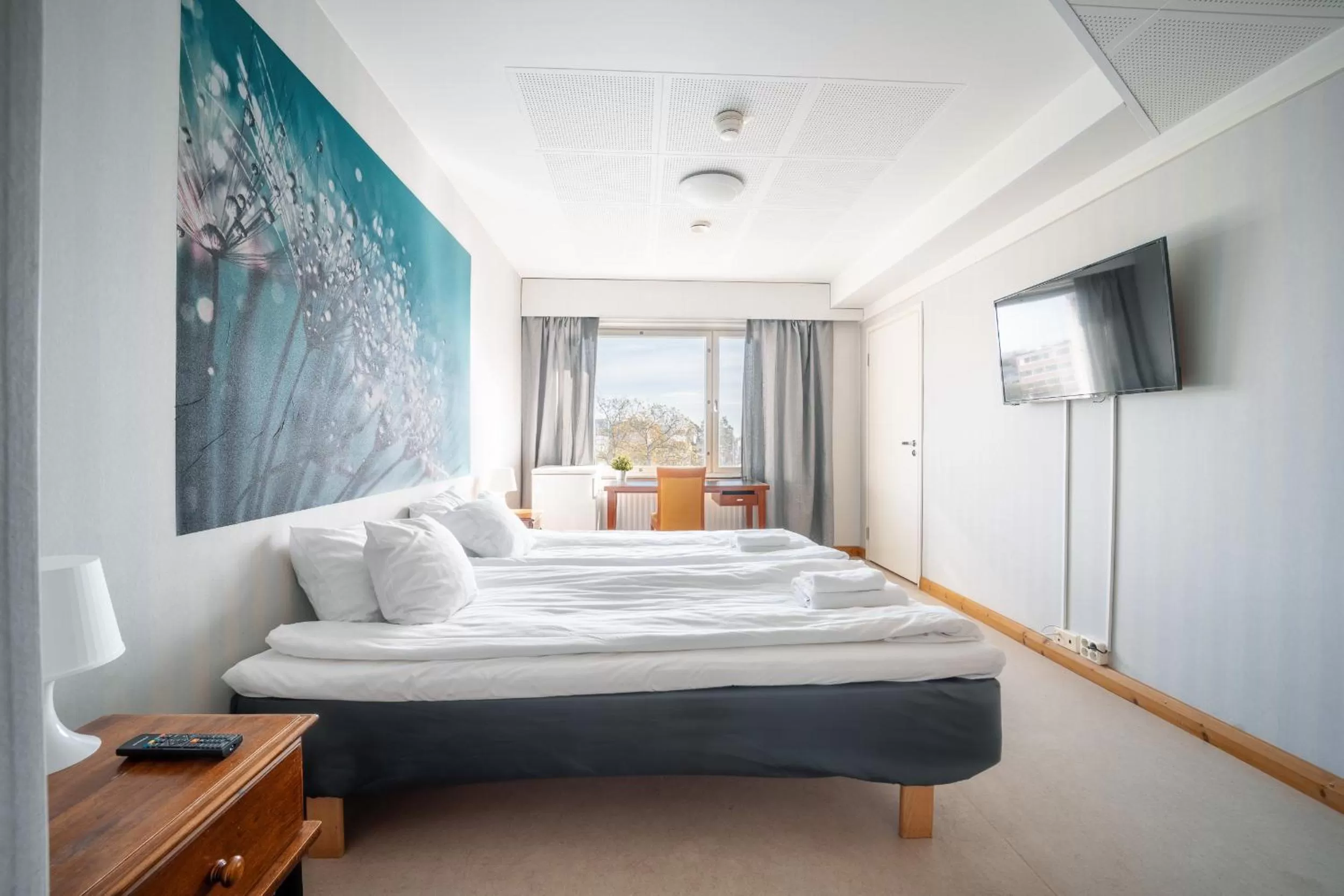 Bed in Hotelli Uninen Kotka