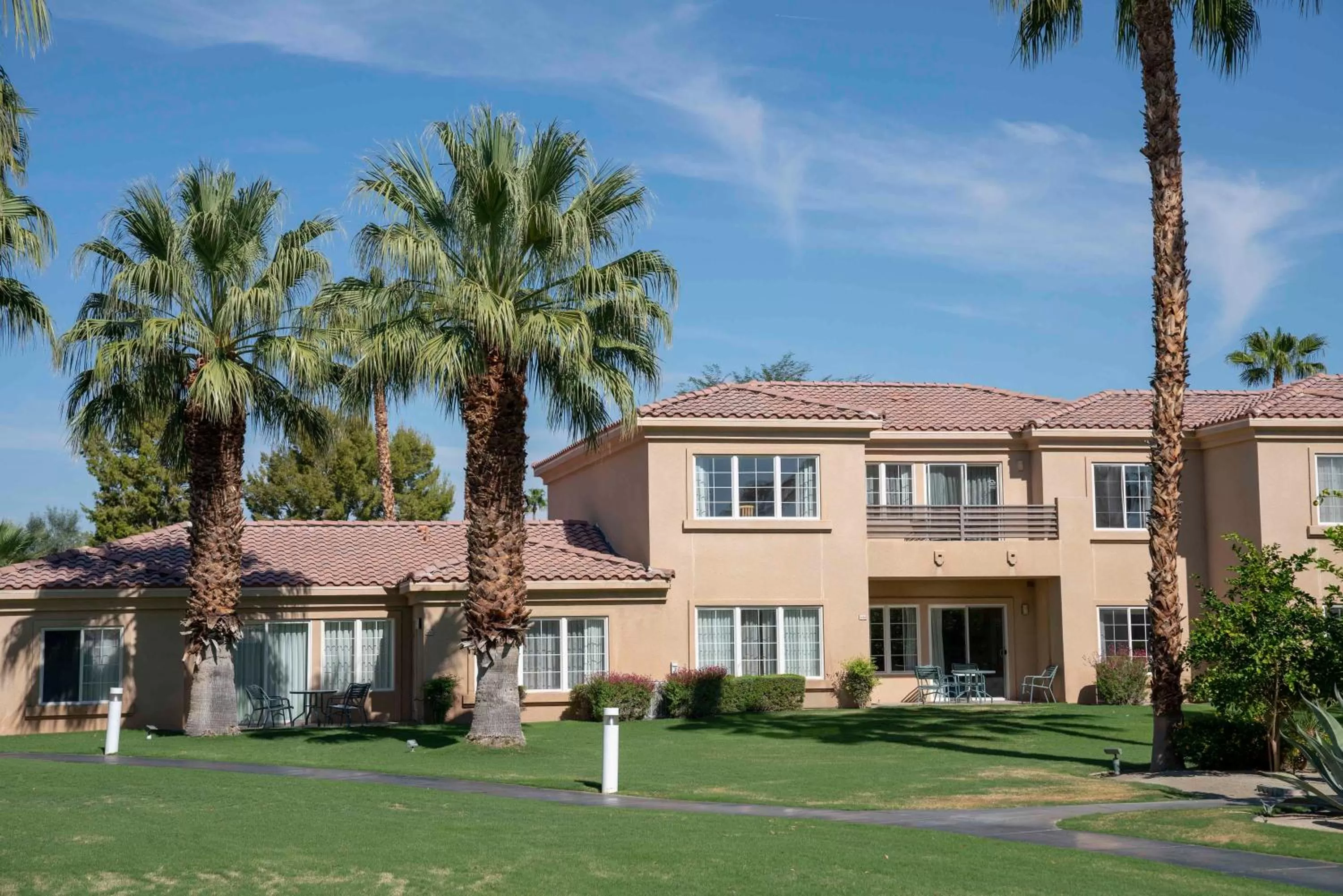 Property building in Raintree's Cimarron Golf Resort Palm Springs