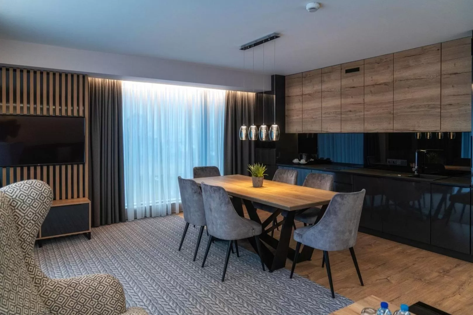 Kitchen or kitchenette in Hotel META Resort & Vine SPA