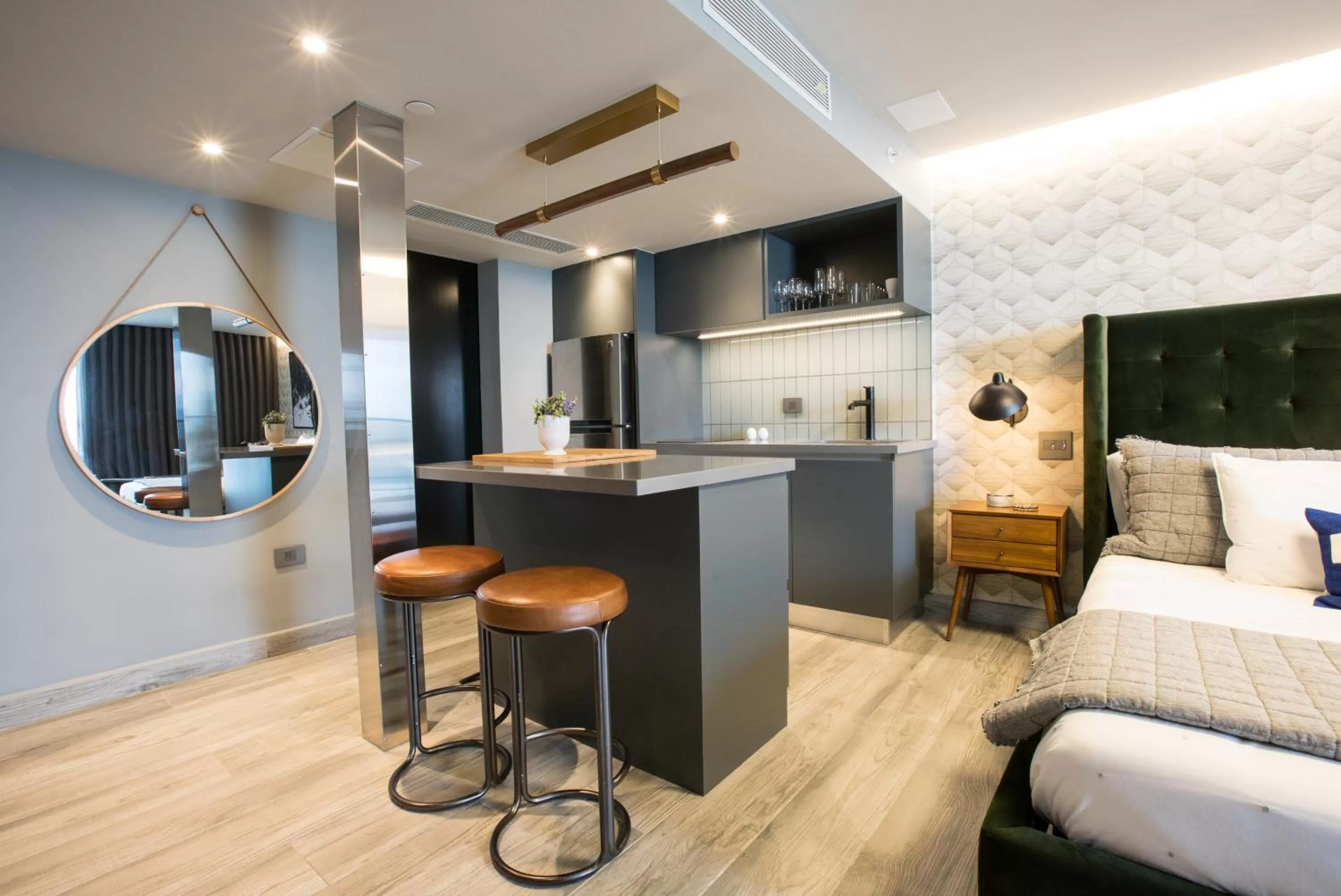 Kitchen or kitchenette, Kitchen/Kitchenette in OCEAN VIEW DELUXE SUITE: PVT. BEACH & POOL