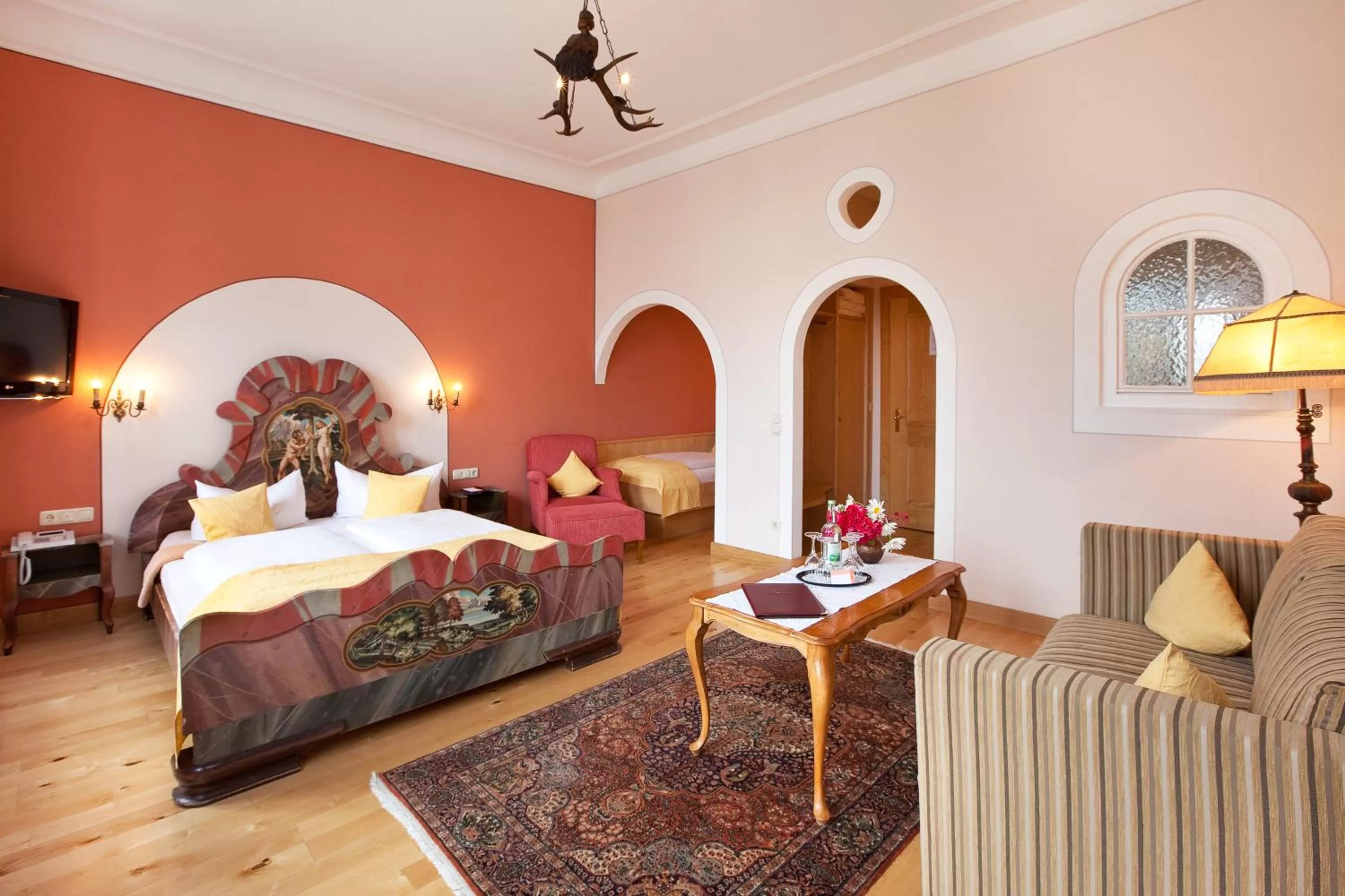 Photo of the whole room, Bed in Hotel Hirsch