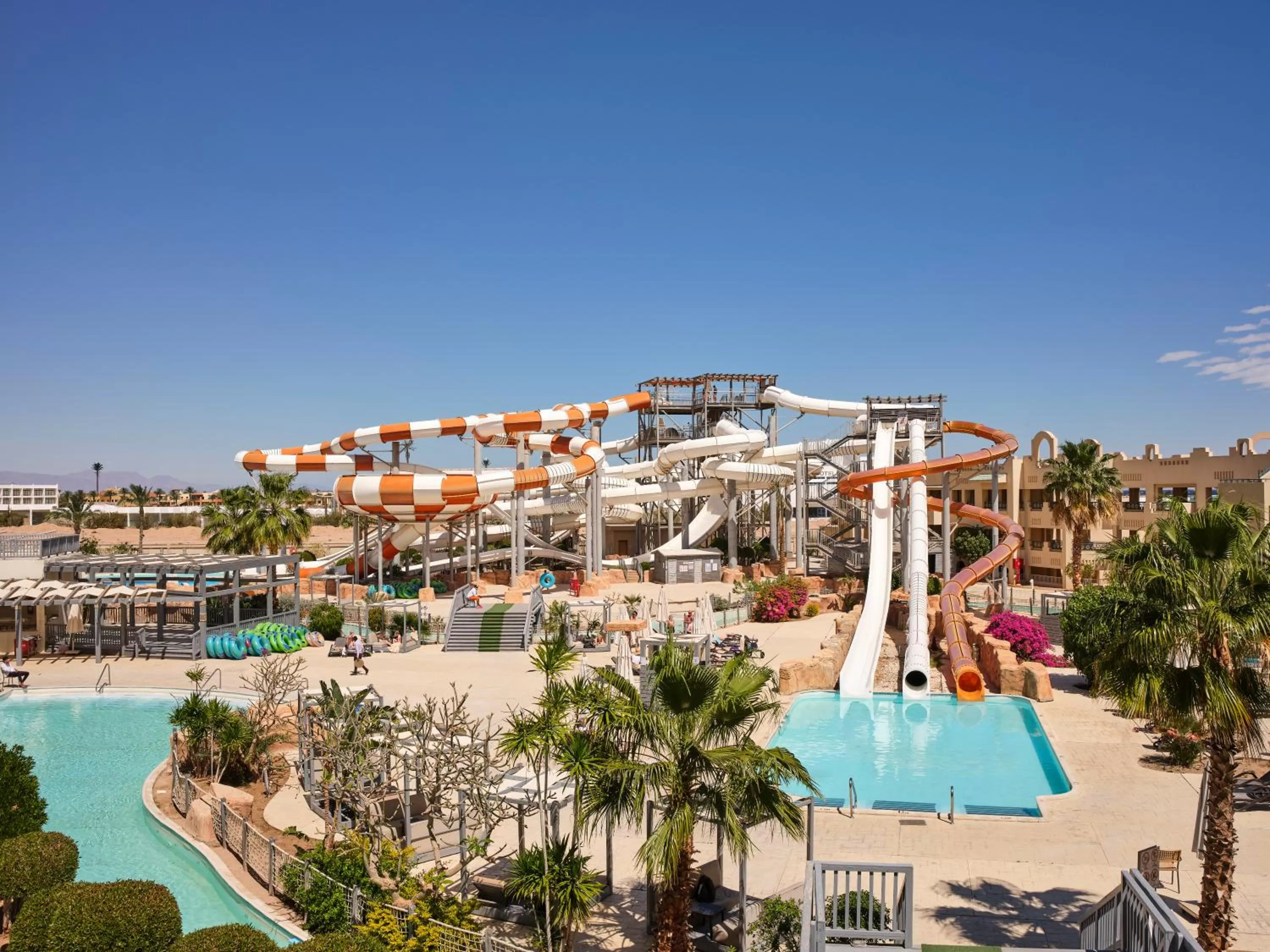 Aqua park in Coral Sea Waterworld Sharm El Sheikh