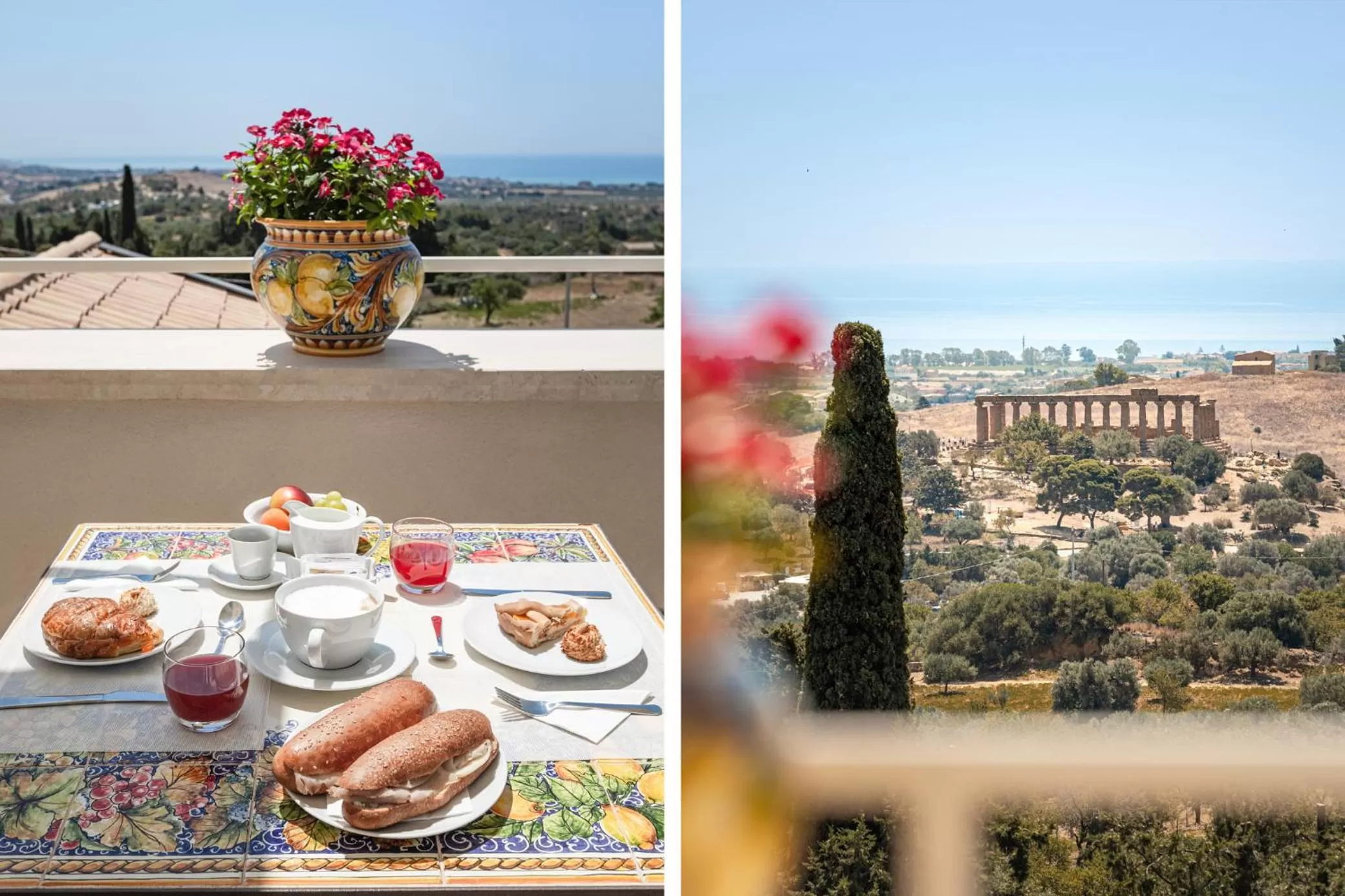 Landmark view in B&B Dimora dei Templi