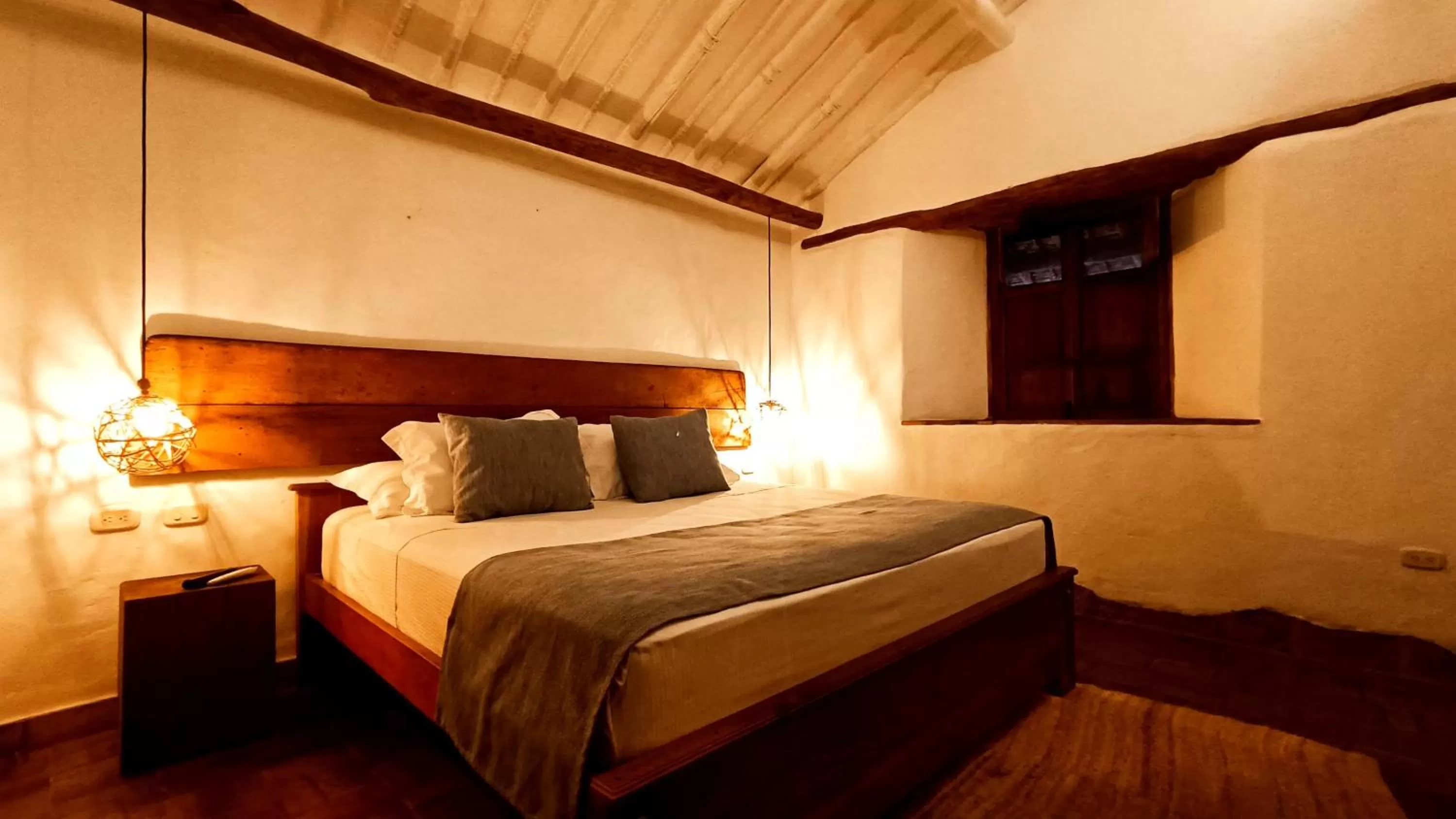 Bed in Hotel Finca Buenos Aires Barichara