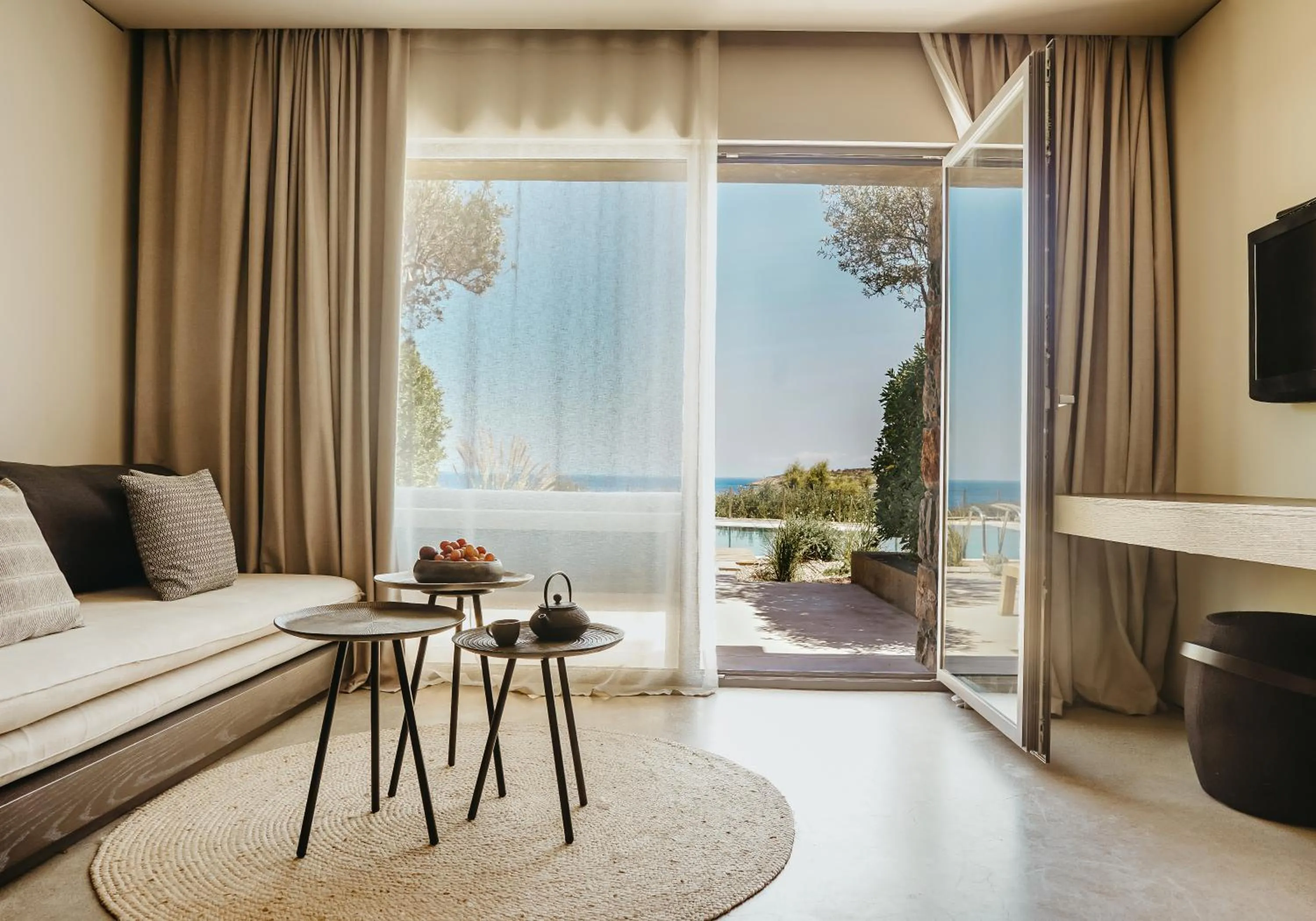 Living room in Minos Palace Resort - Adults Only