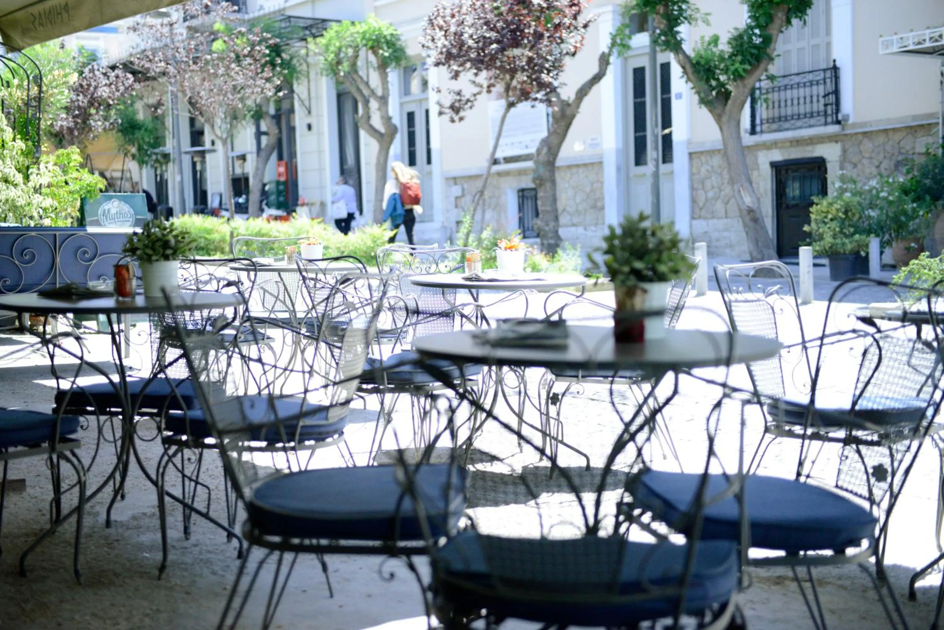 Seating area in Phidias Hotel