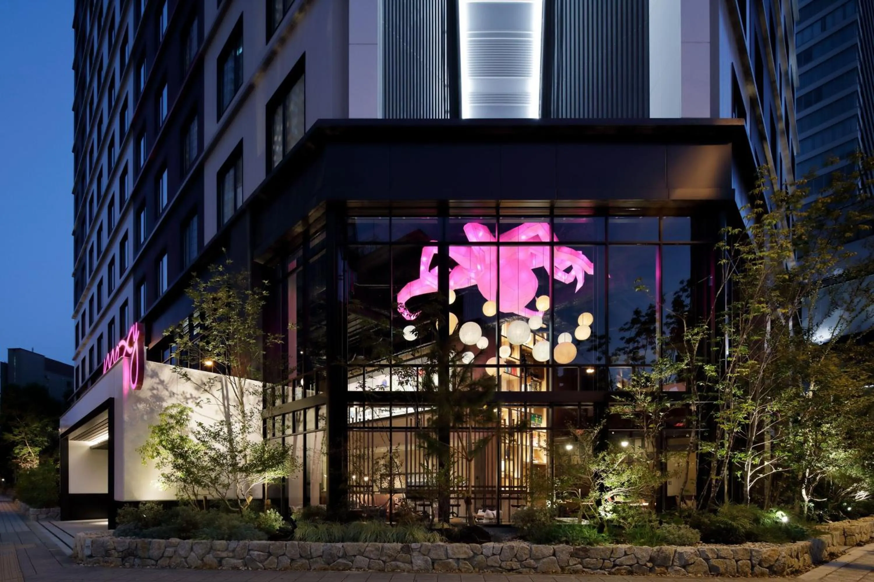 Property building in Moxy Osaka Umeda