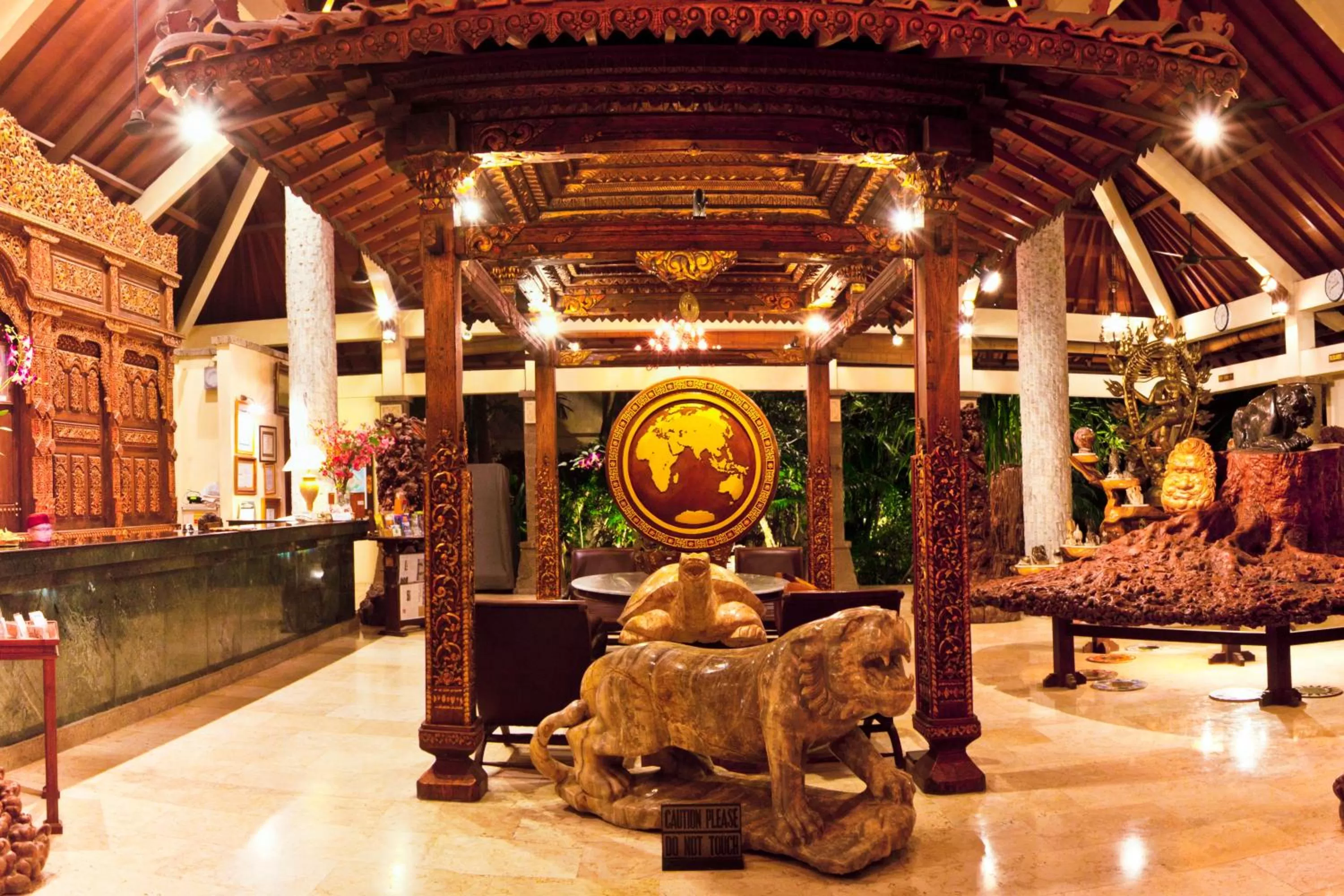 Decorative detail in Hotel Kumala Pantai