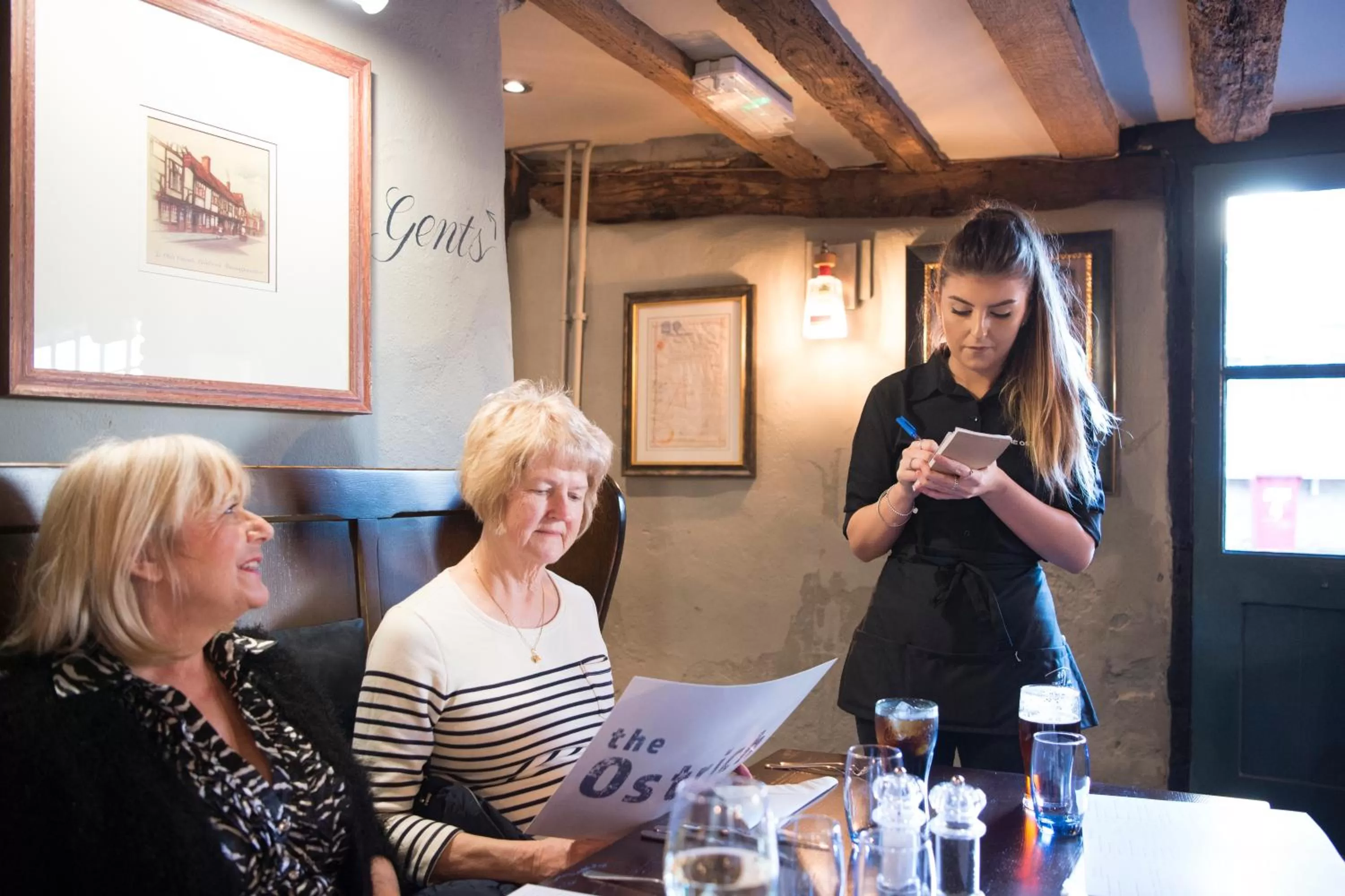 Restaurant/places to eat in The Ostrich Inn Colnbrook London Heathrow