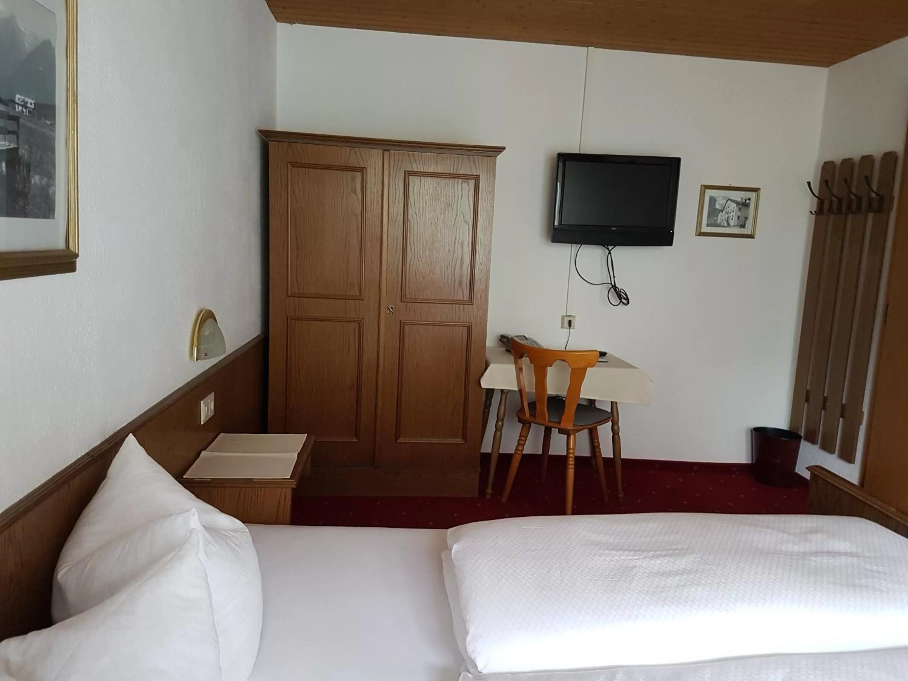 Decorative detail, Bed in Pension Fuchs