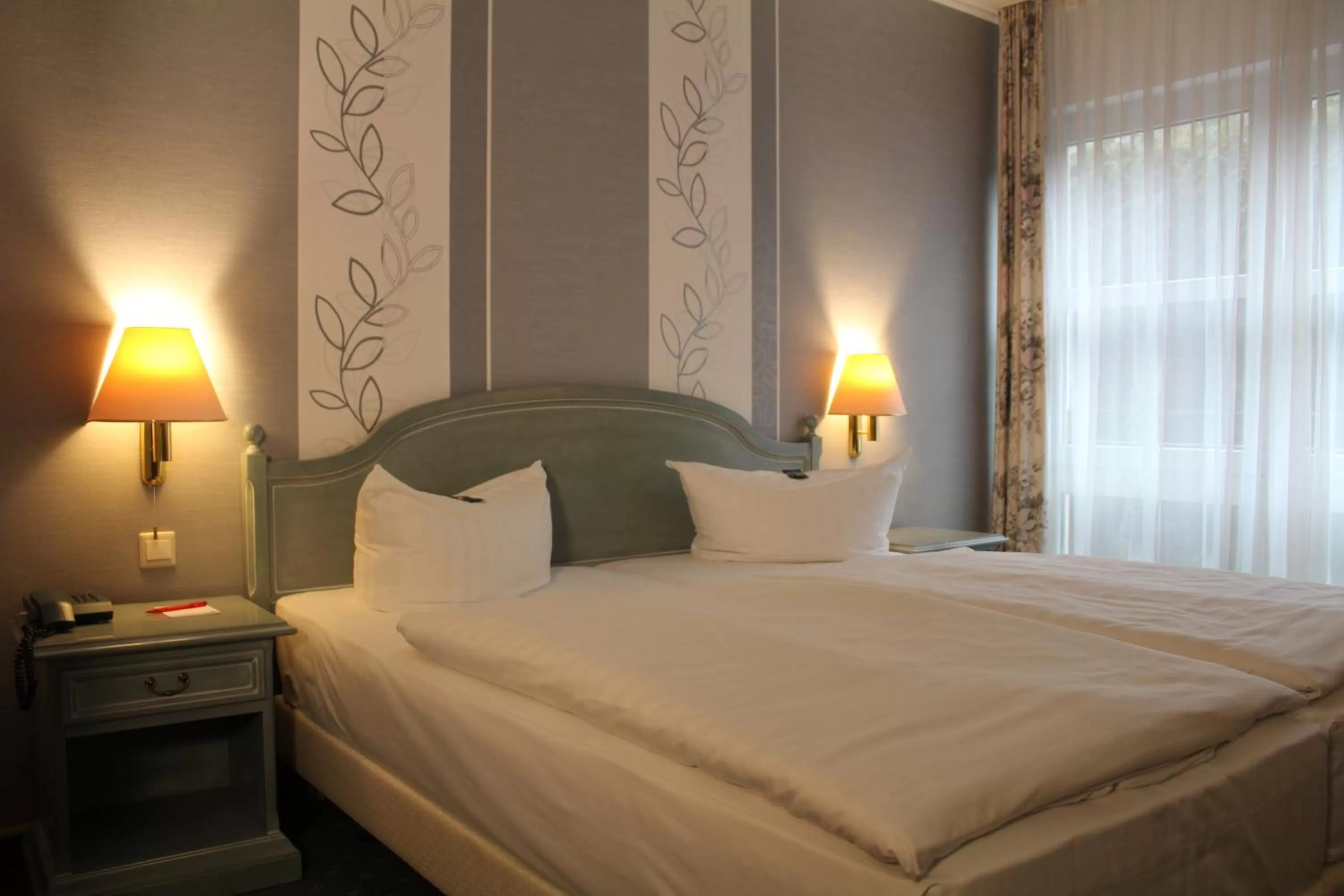 Bed in Hotel Residenz Bad Frankenhausen