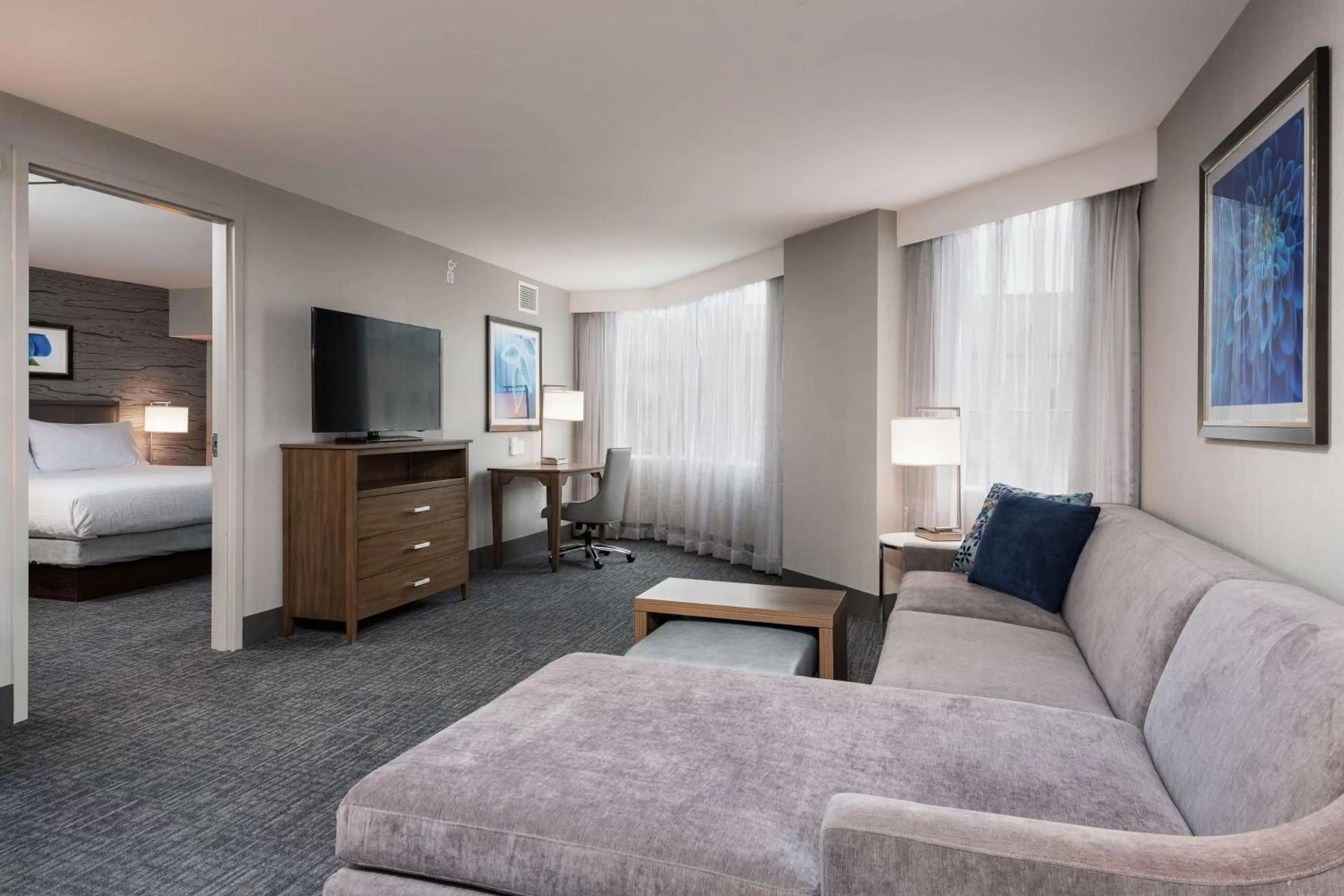 Bedroom, Bed in Homewood Suites By Hilton Ottawa Downtown