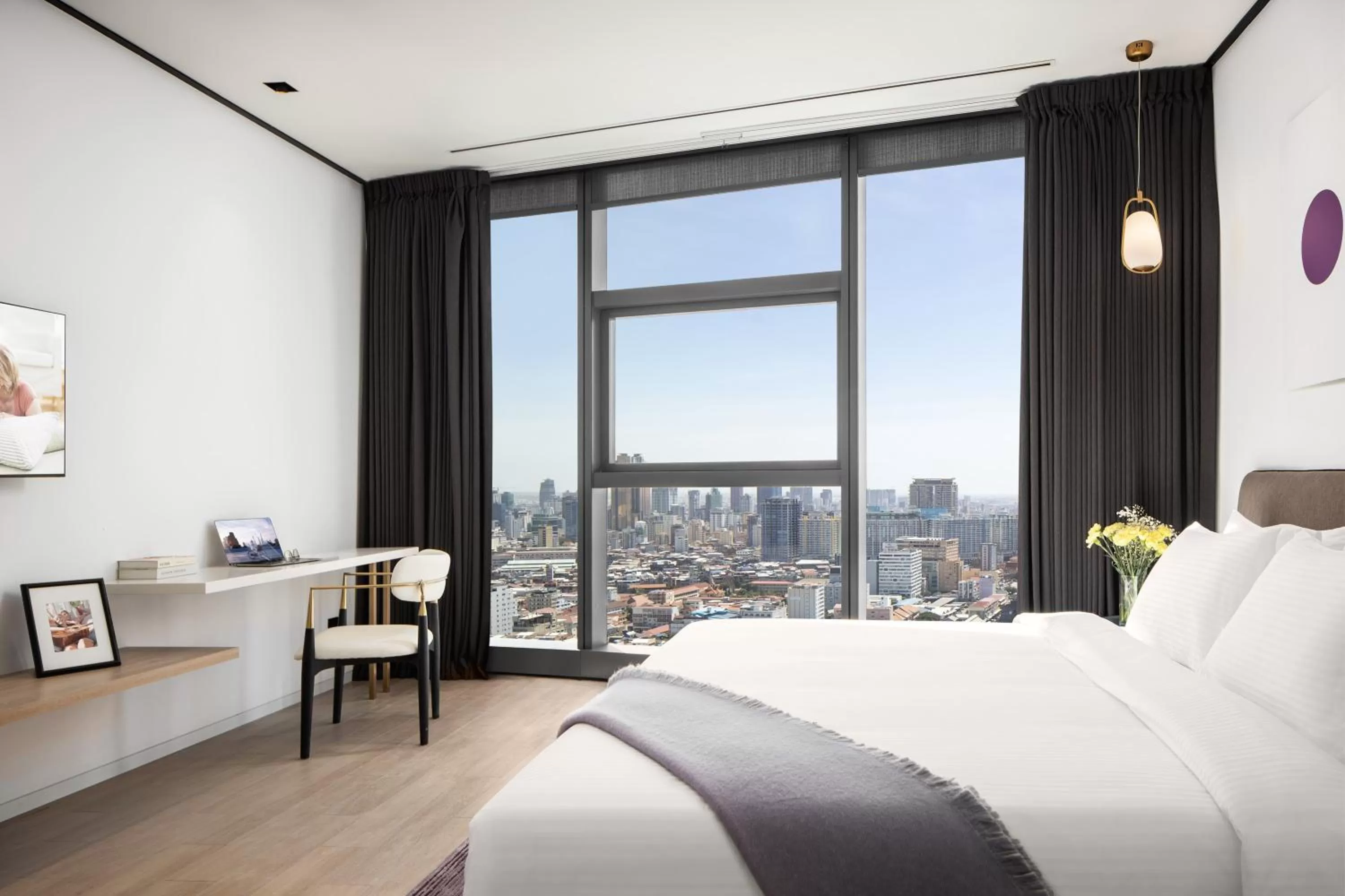 Bedroom, Bed in Citadines Flatiron Phnom Penh