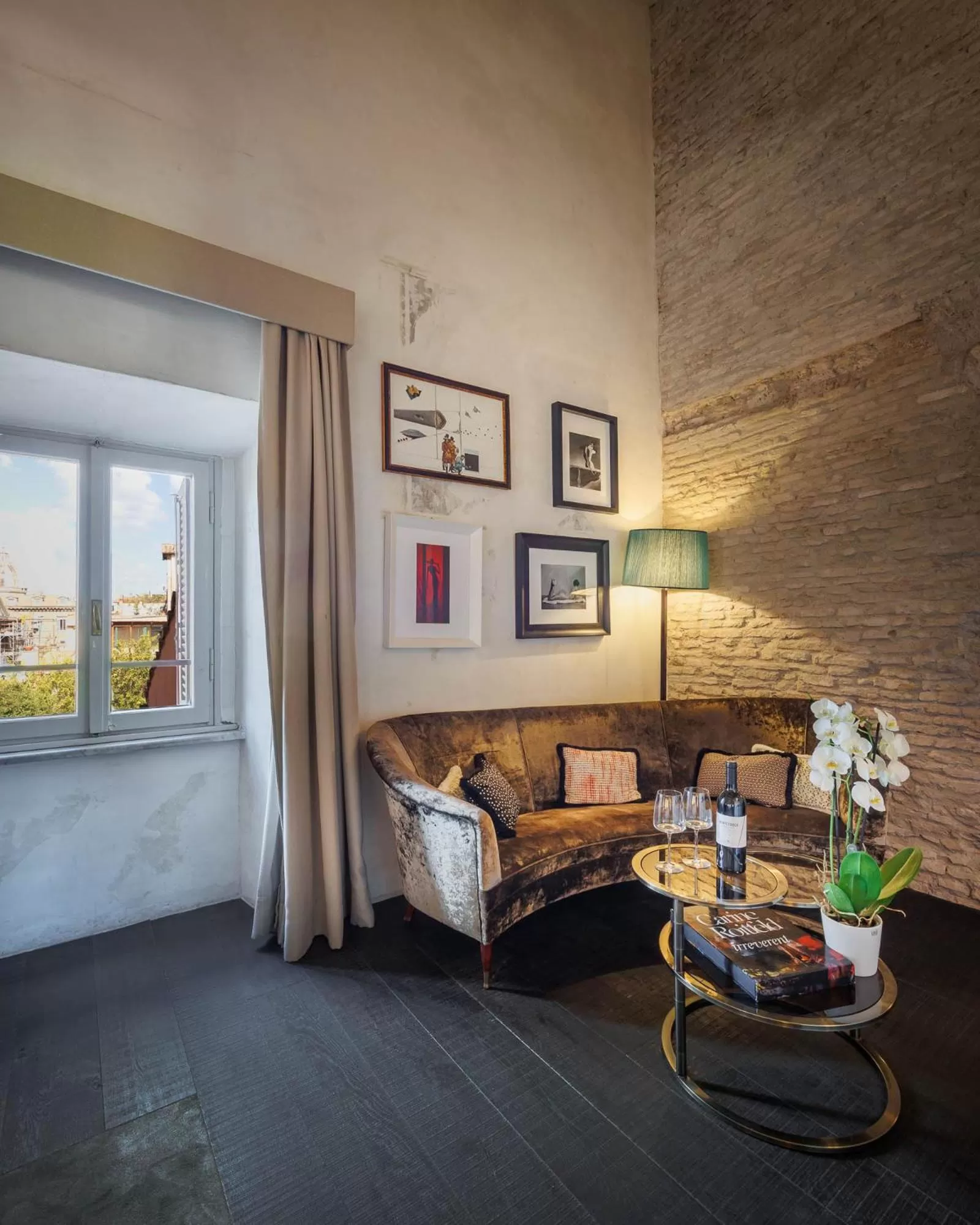 Living room in DOM Hotel Roma - Preferred Hotels & Resorts