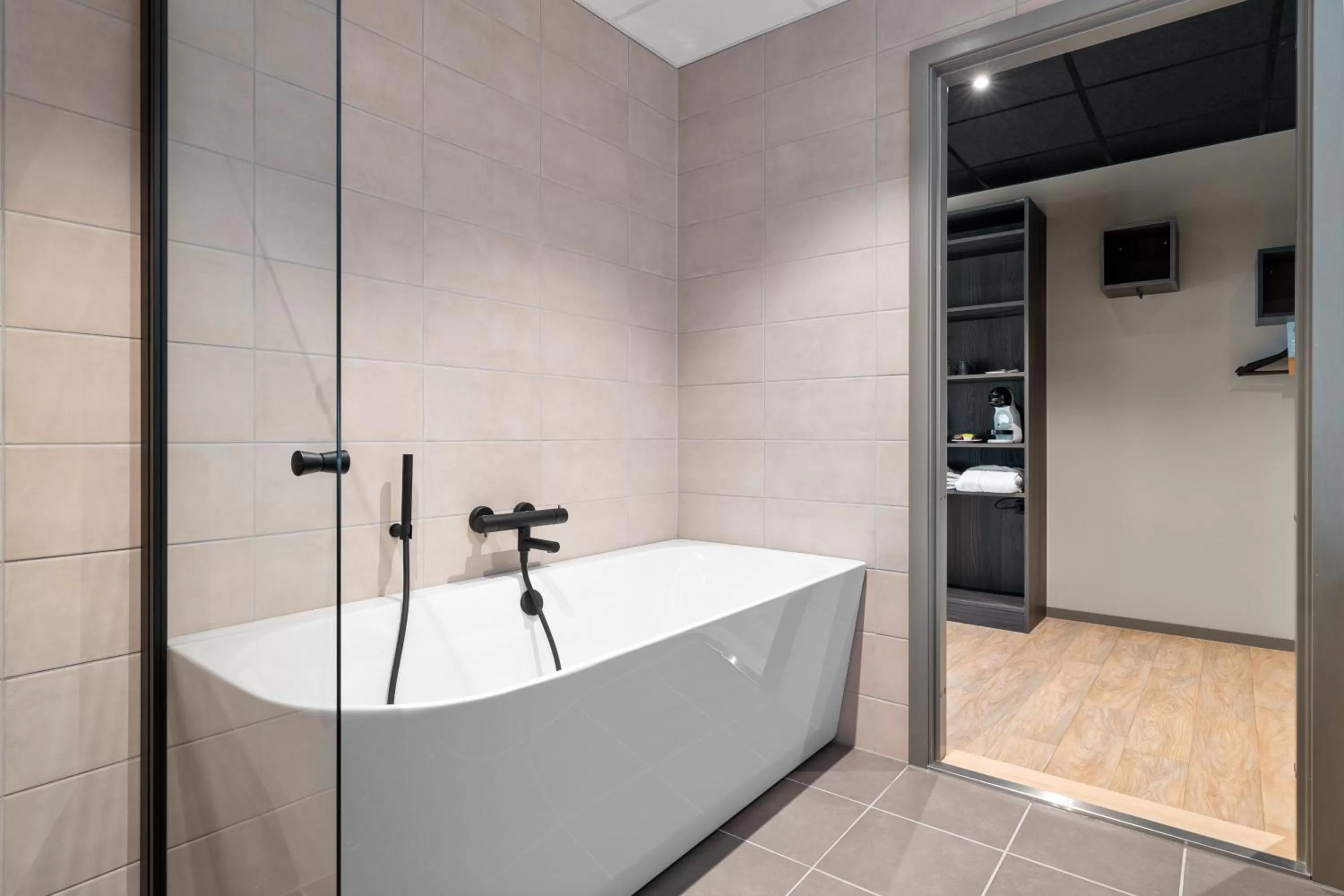 Shower in Hotell Jæren