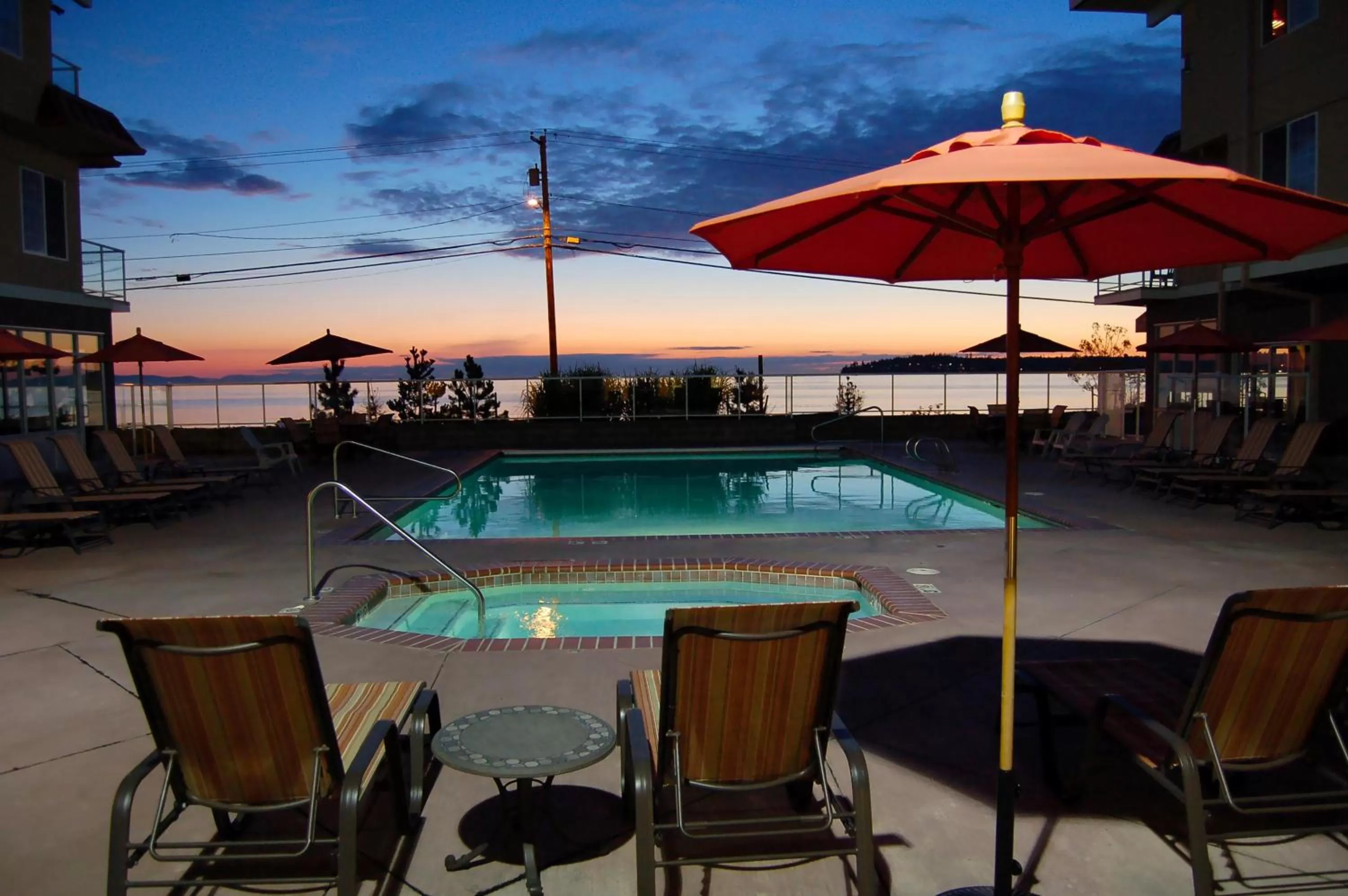 Patio in Raintree's Sandcastle, Birch Bay