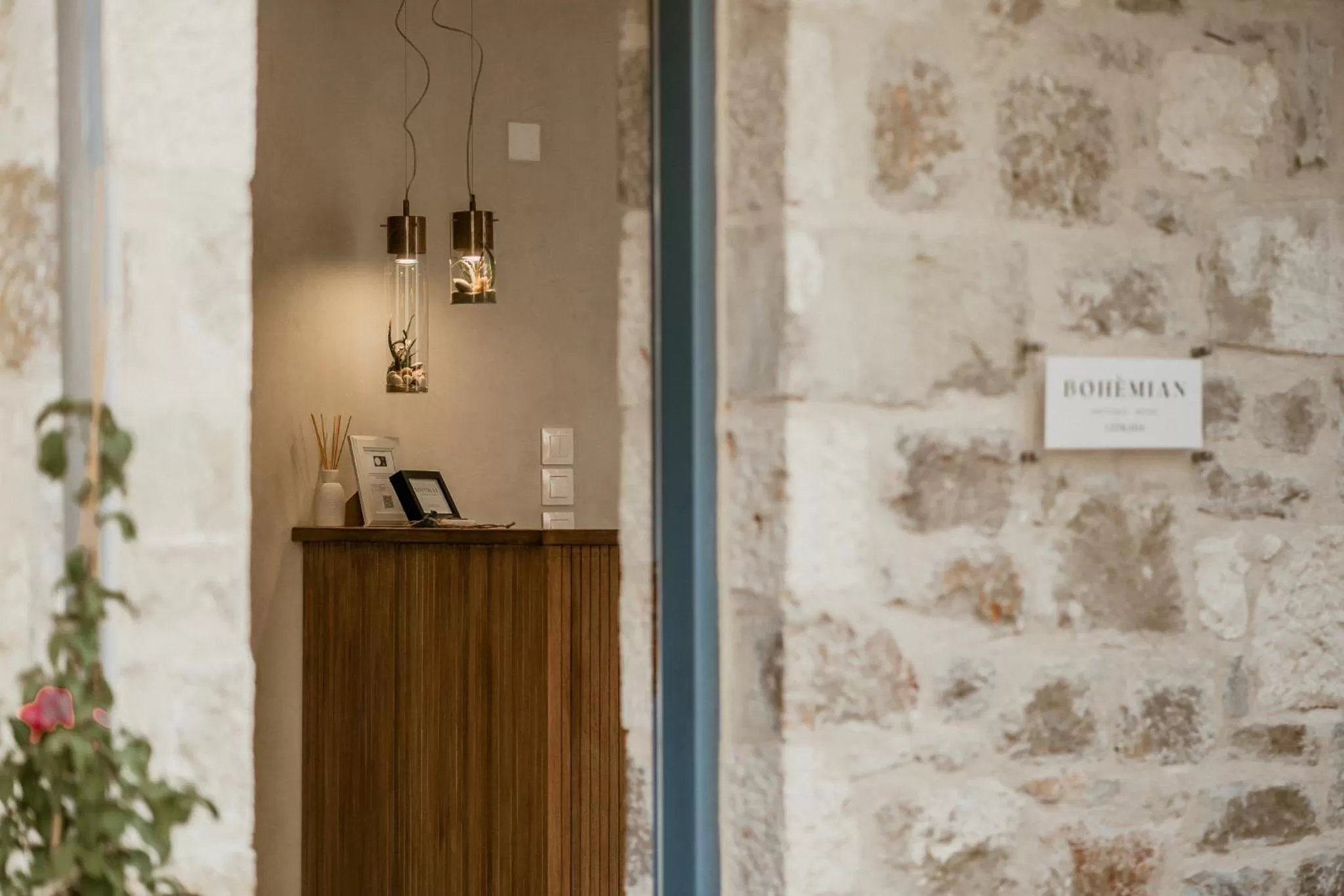 Lobby or reception in BOĒM Boutique Hotel Lefkada
