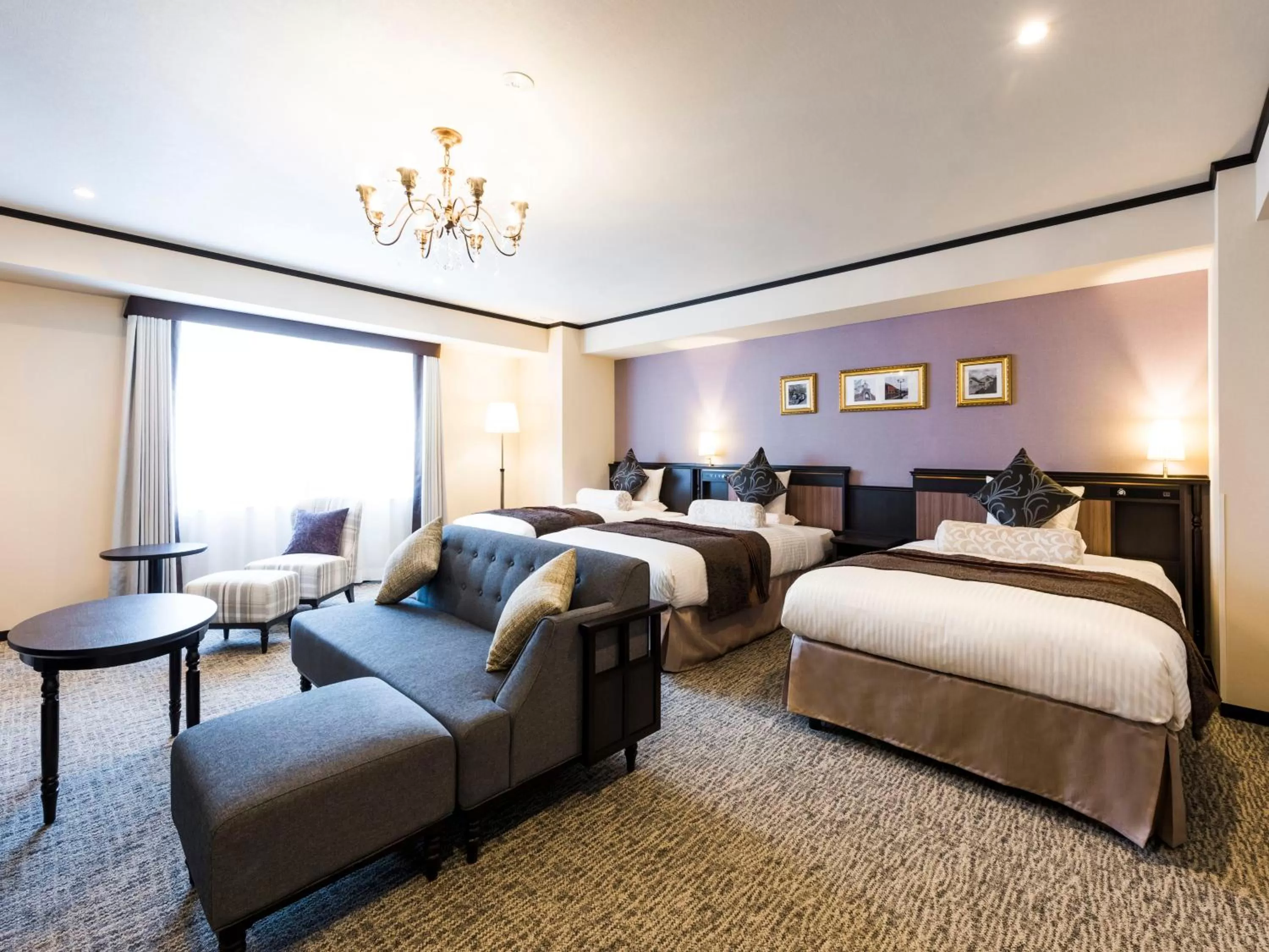 Photo of the whole room, Bed in Hotel Sonia Otaru