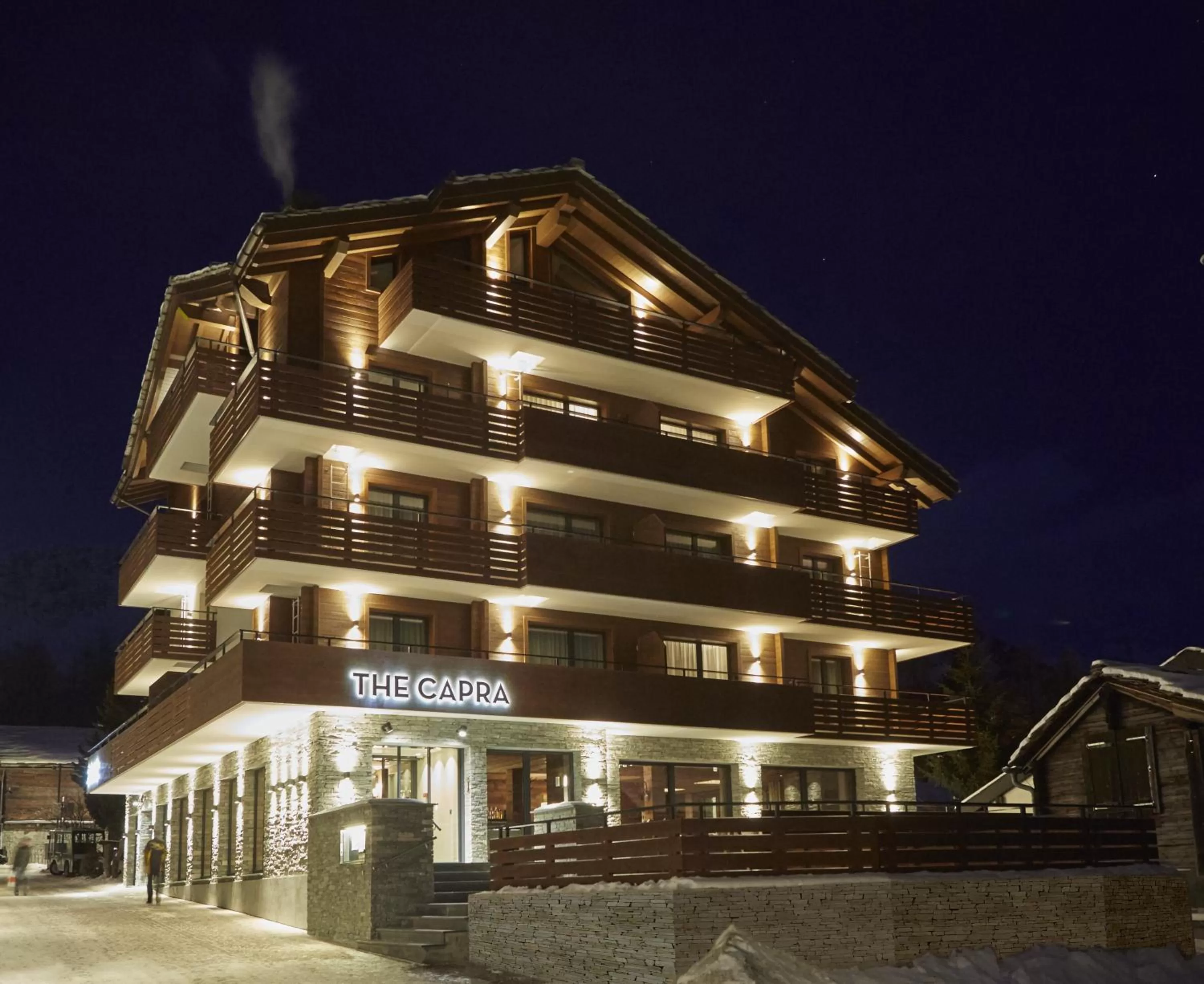Facade/entrance in The Capra Saas-Fee