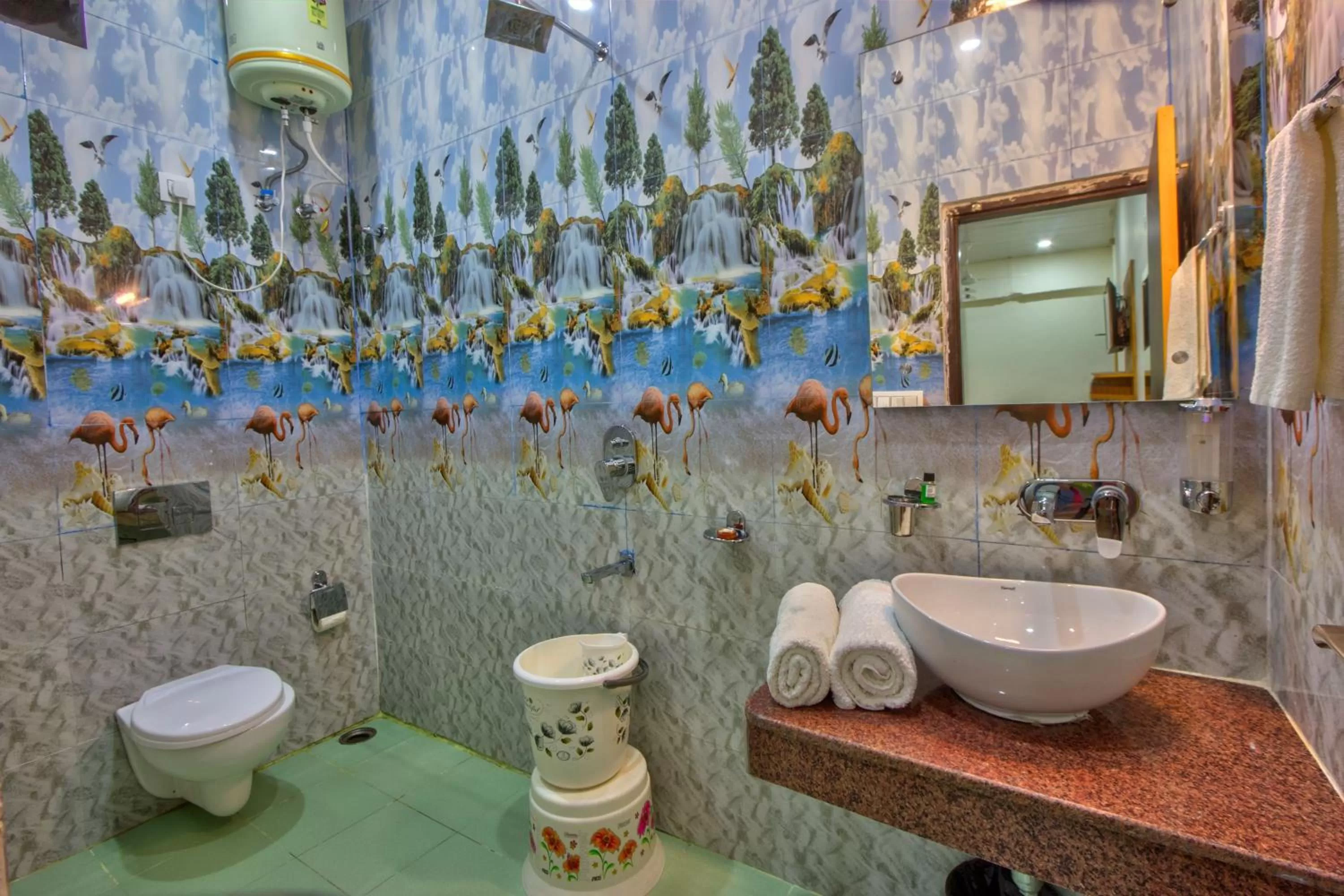 Bathroom in Hotel Bliss Valley - Hotel in Dharamshala