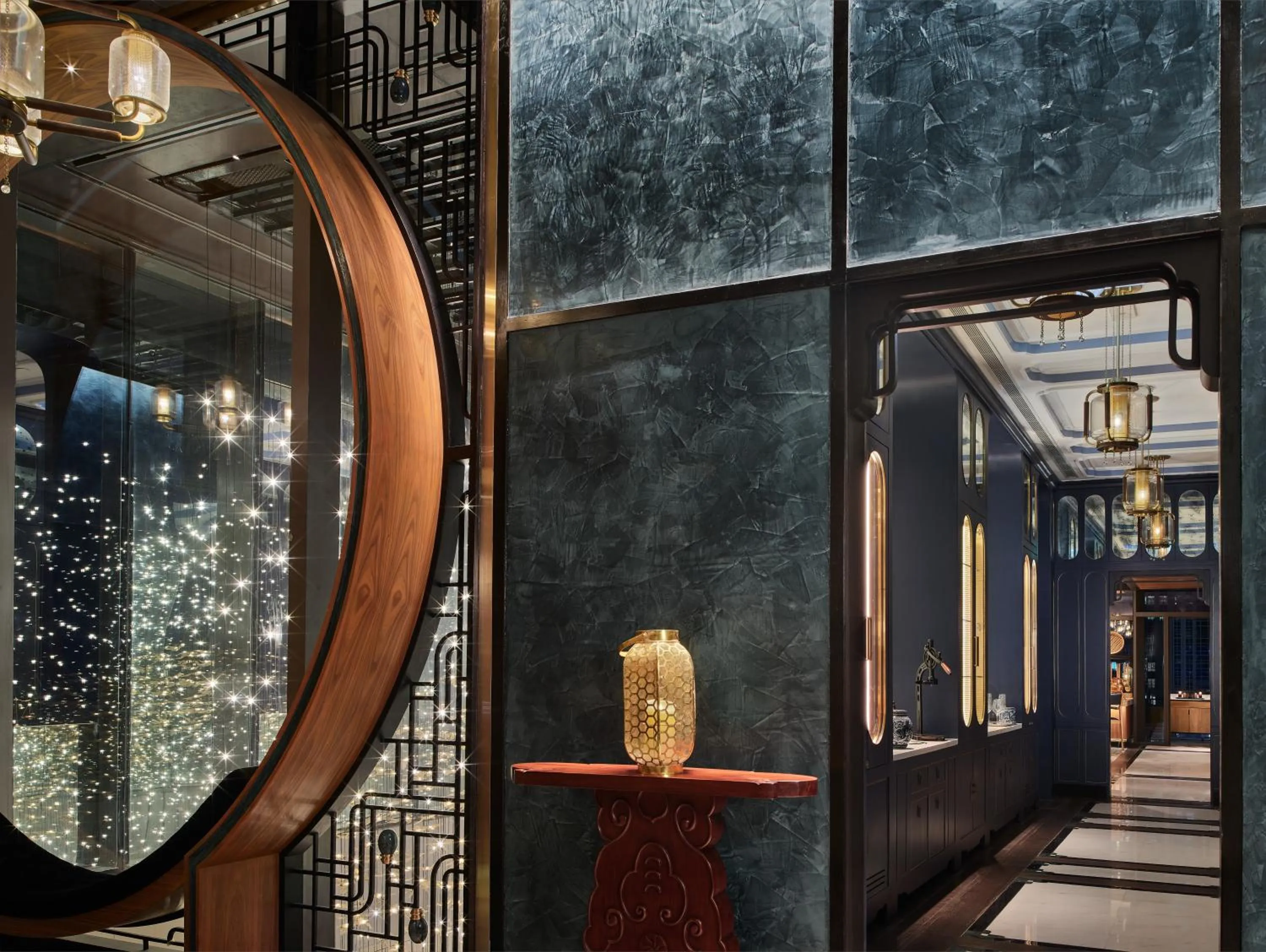 Dining area in Rosewood Bangkok