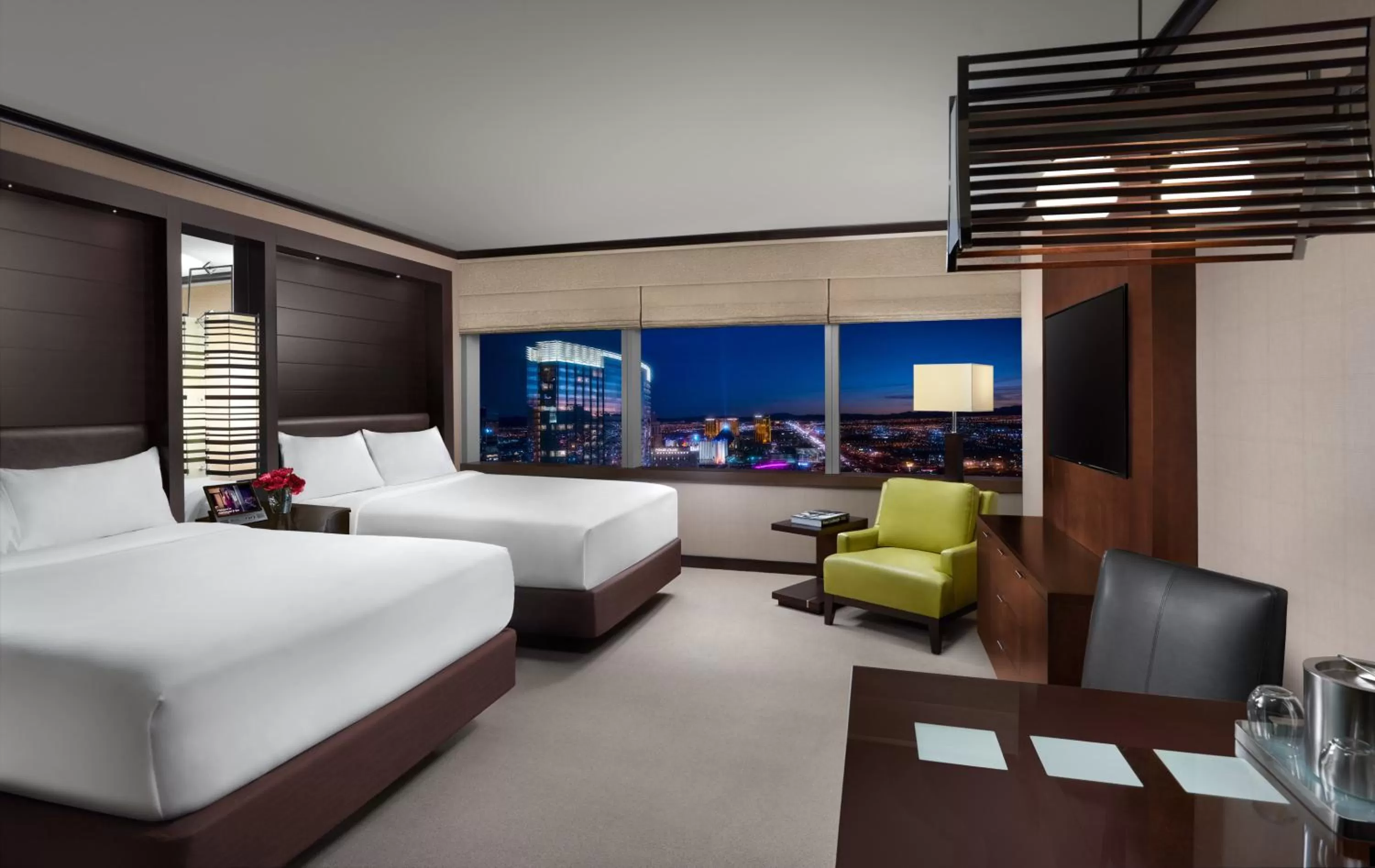 Bedroom, Bed in Vdara Hotel & Spa at ARIA Las Vegas
