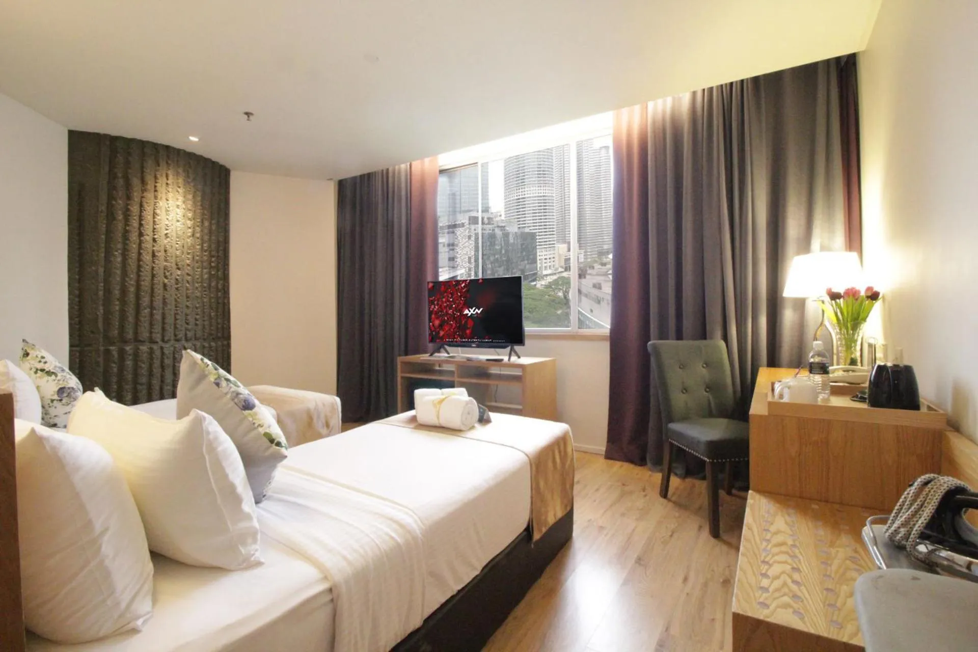 Bed in de King Hotel KLCC