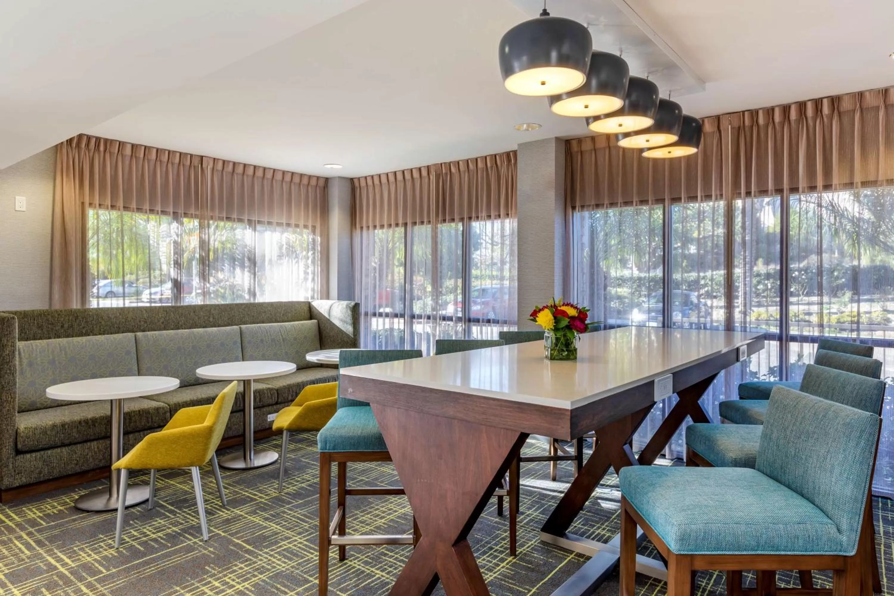 Lobby or reception in Hampton Inn Carlsbad North San Diego County