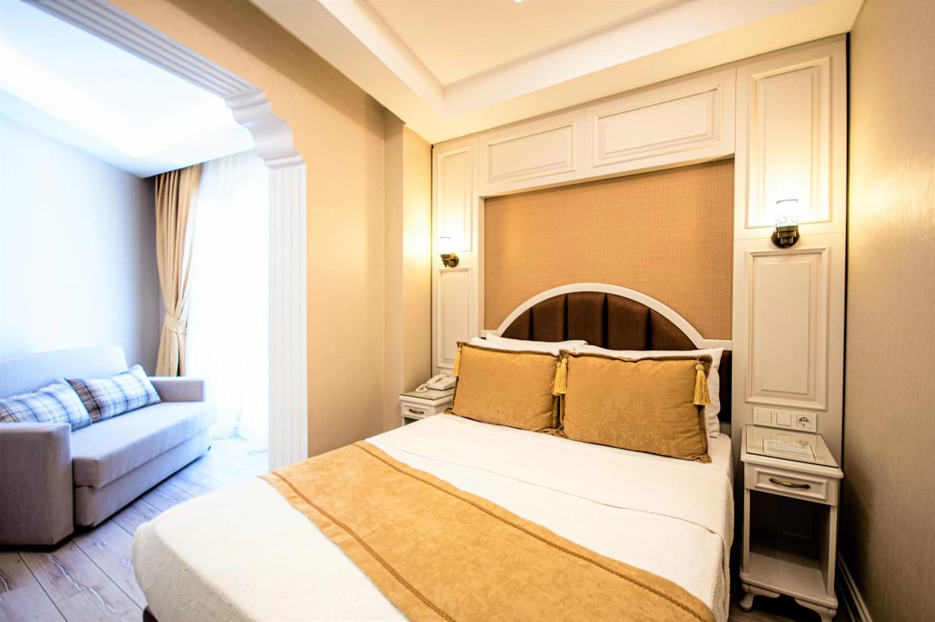 Bed in Boss Hotel Sultanahmet
