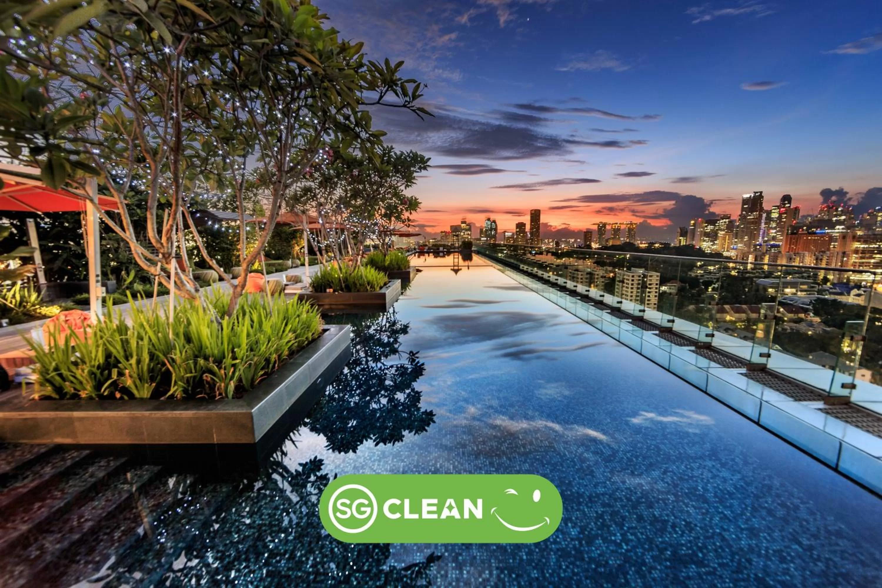 Swimming pool in JEN Singapore Orchardgateway by Shangri-La